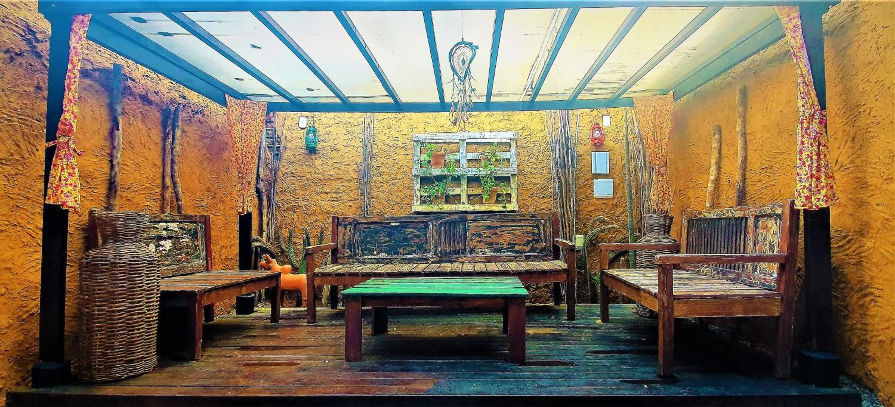 Seating area in Vila Aju - Pousada Temática