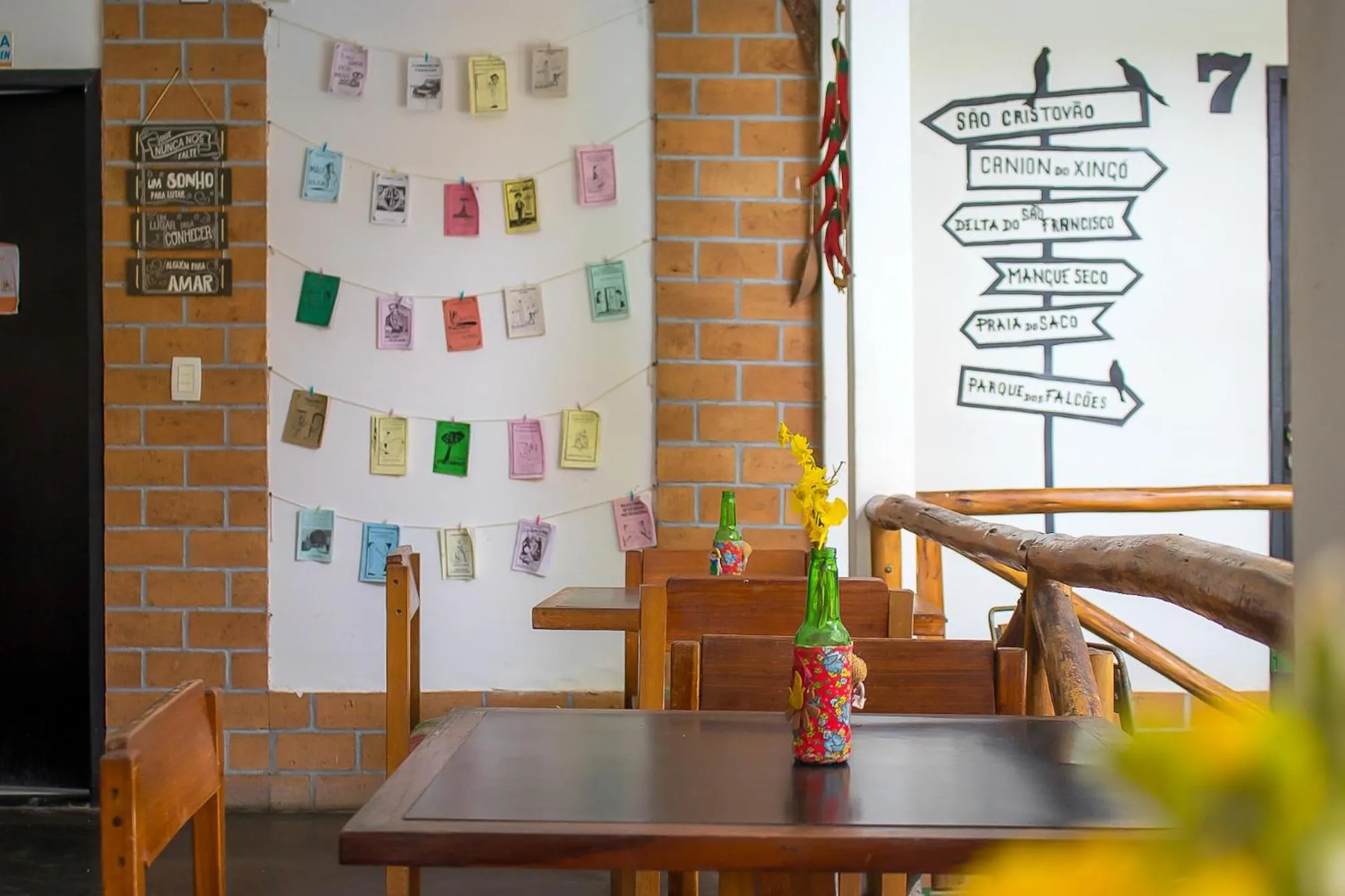 Decorative detail in Vila Aju - Pousada Temática