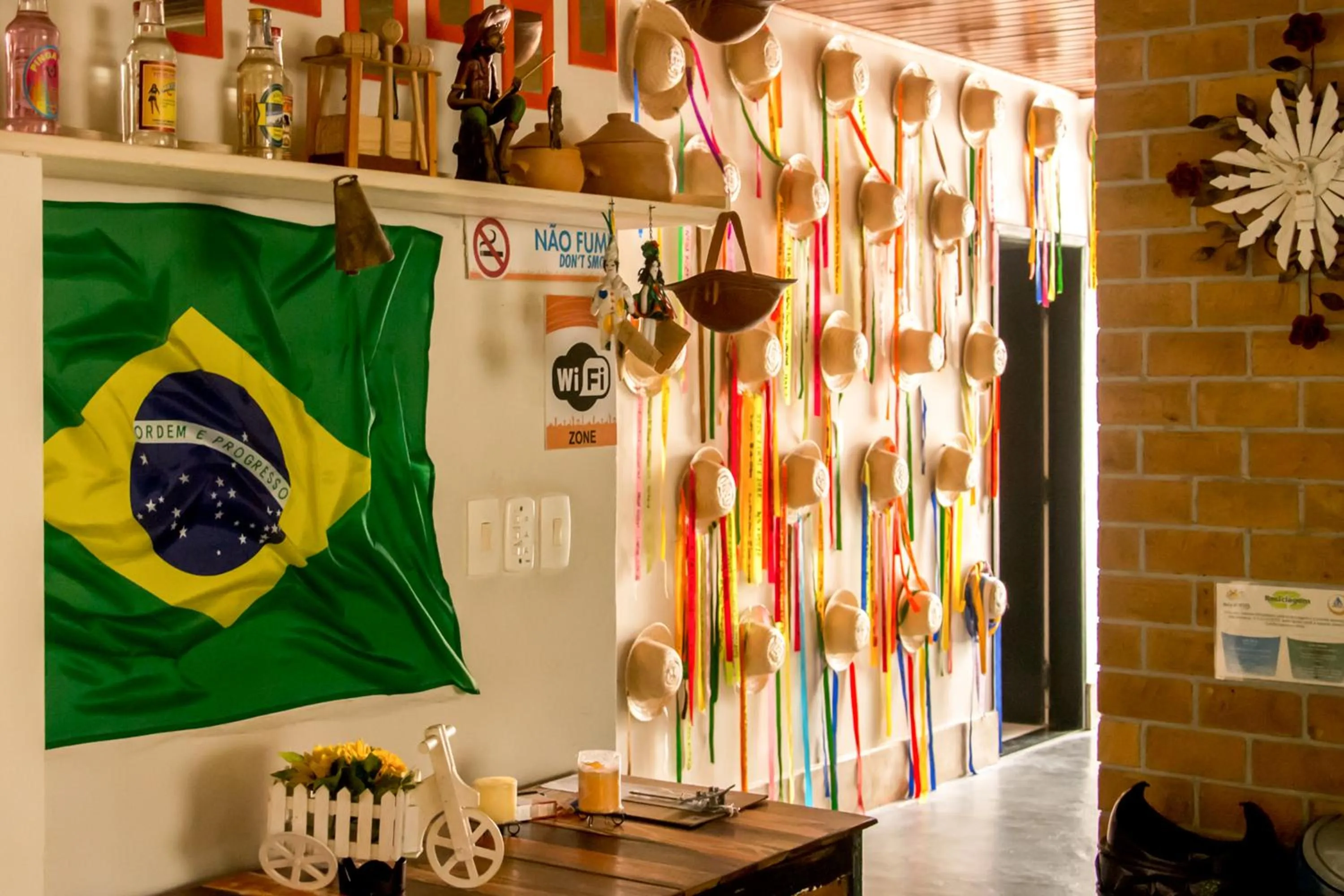 Decorative detail in Vila Aju - Pousada Temática