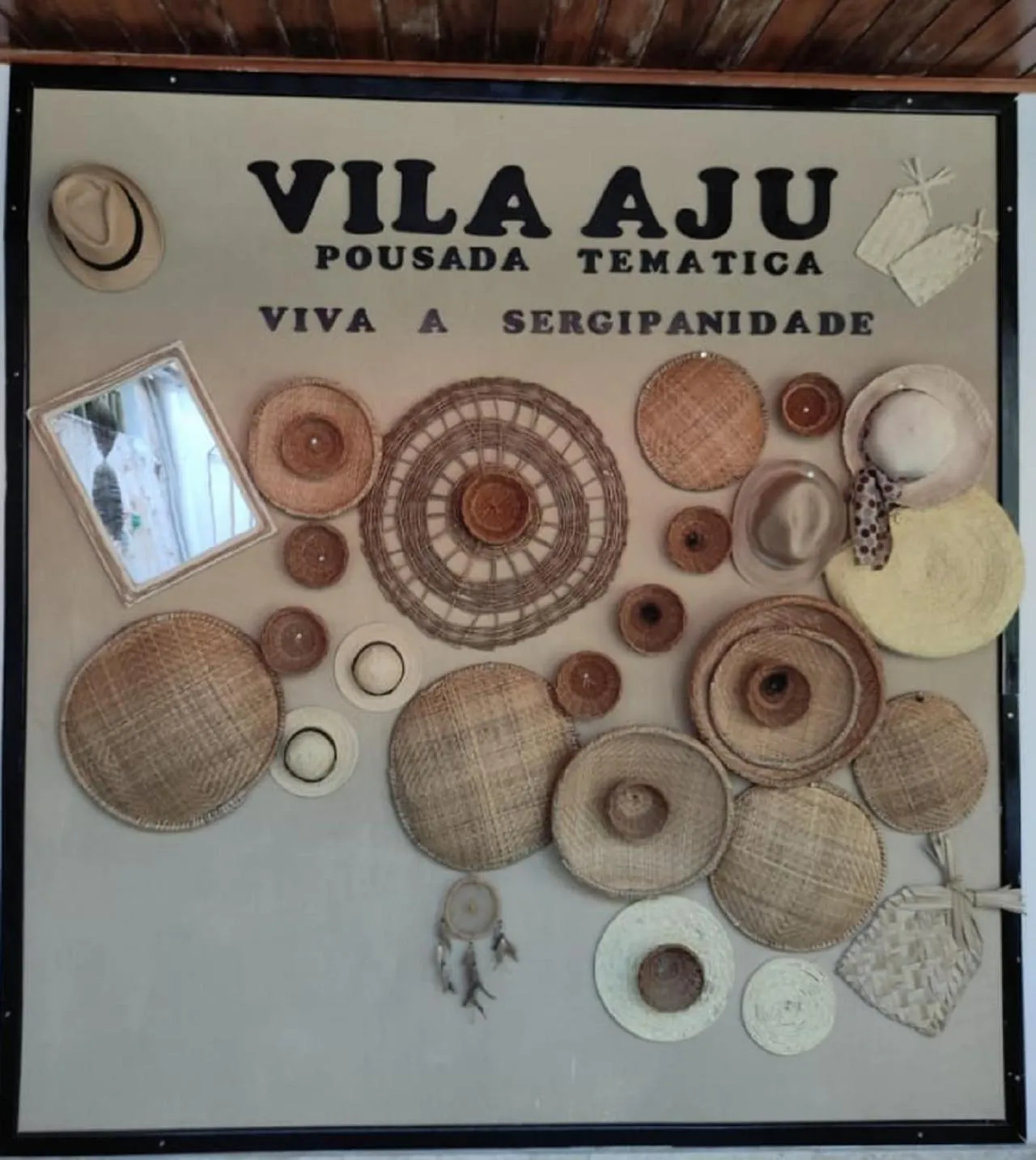 Decorative detail in Vila Aju - Pousada Temática