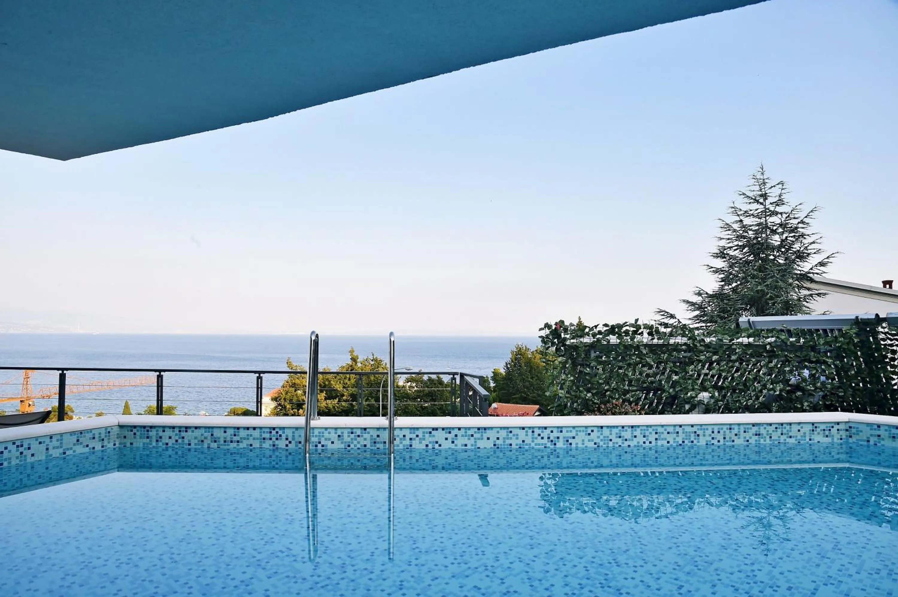 Balcony/Terrace in Apartments in Villa Ziza, rooftop swimming pool