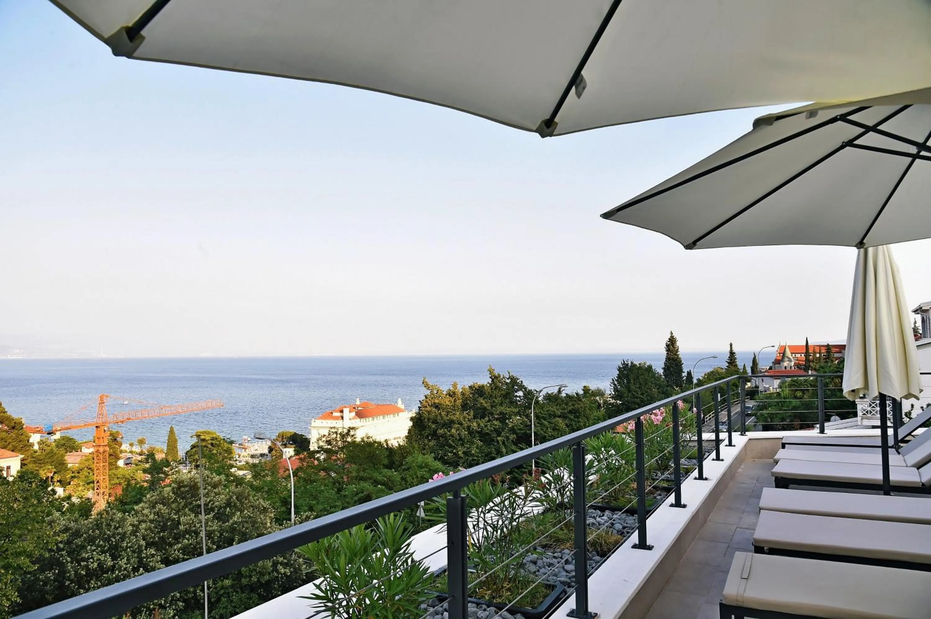 Balcony/Terrace in Apartments in Villa Ziza, rooftop swimming pool