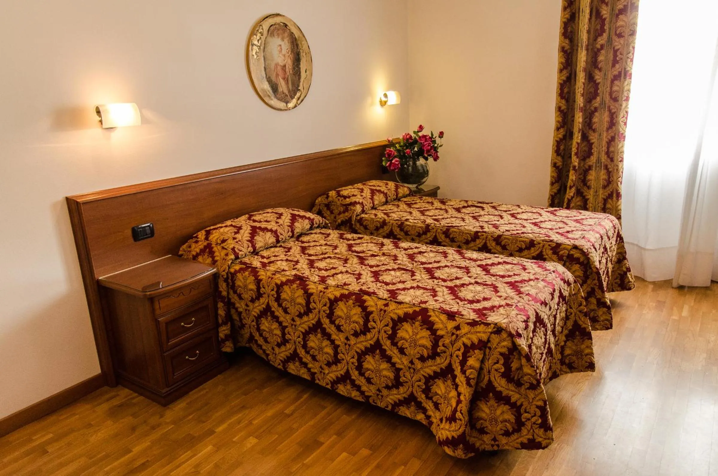 Bed in Hotel Da Franco