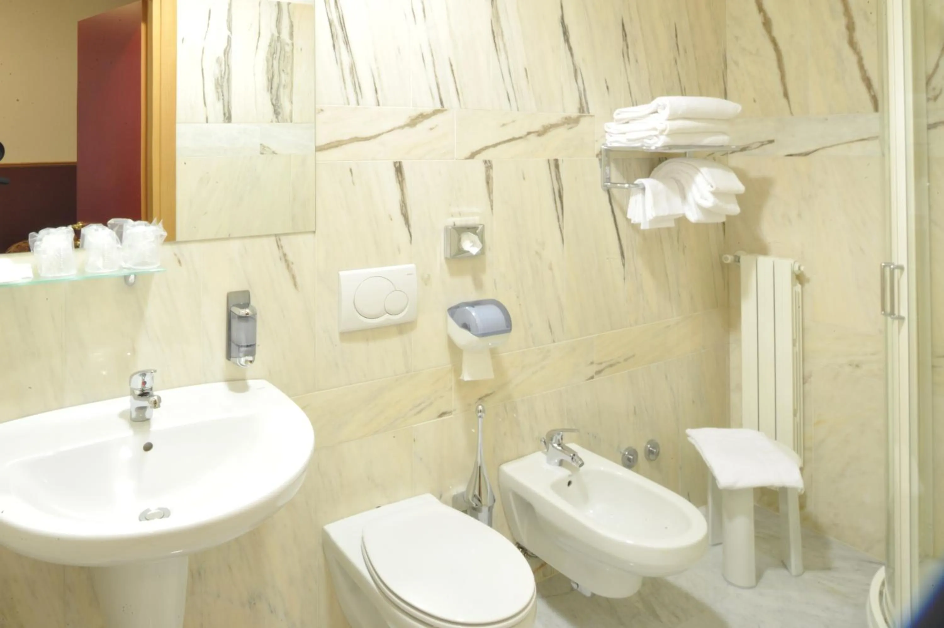 Toilet in Hotel Da Franco