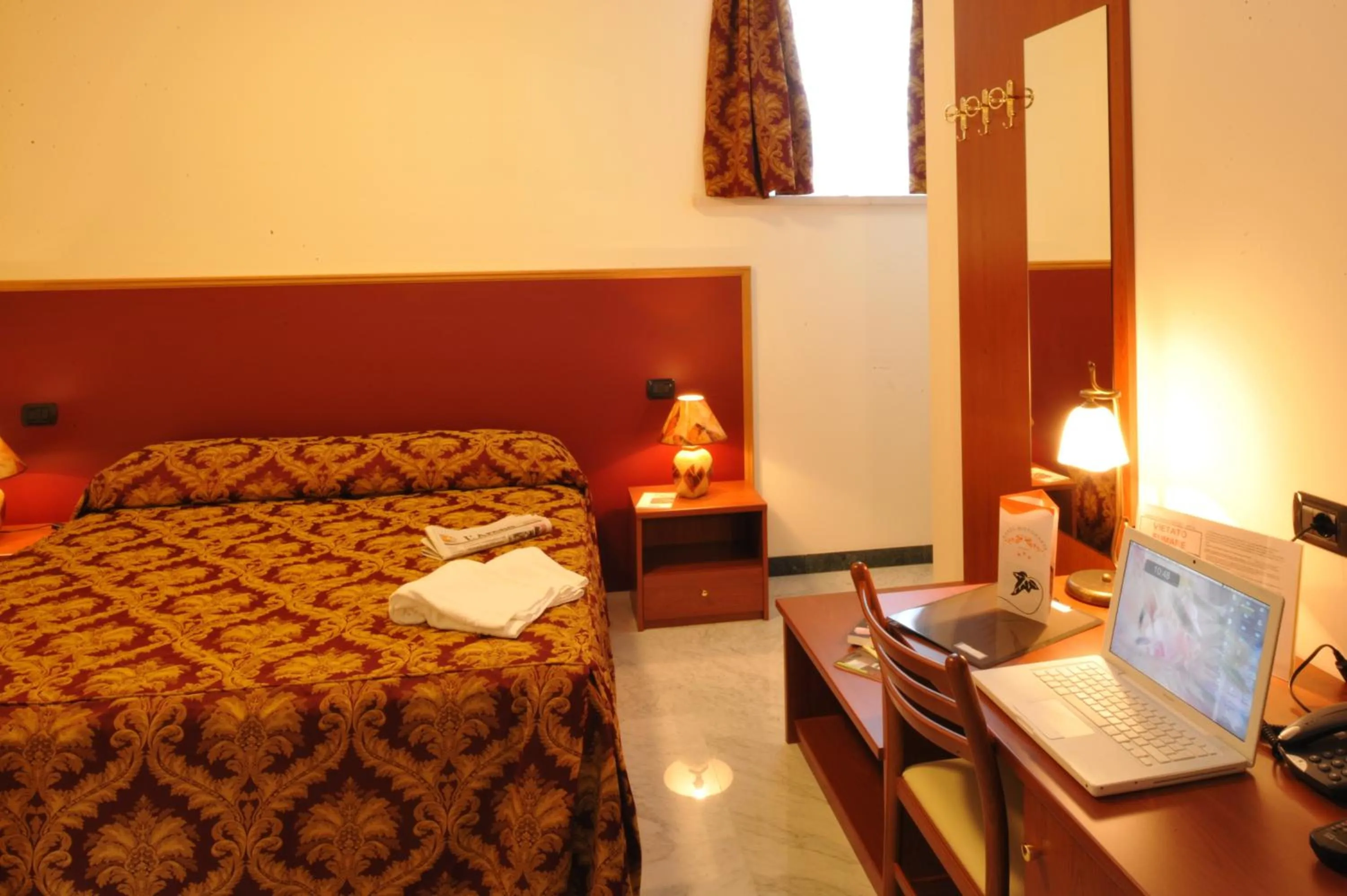 Bed in Hotel Da Franco