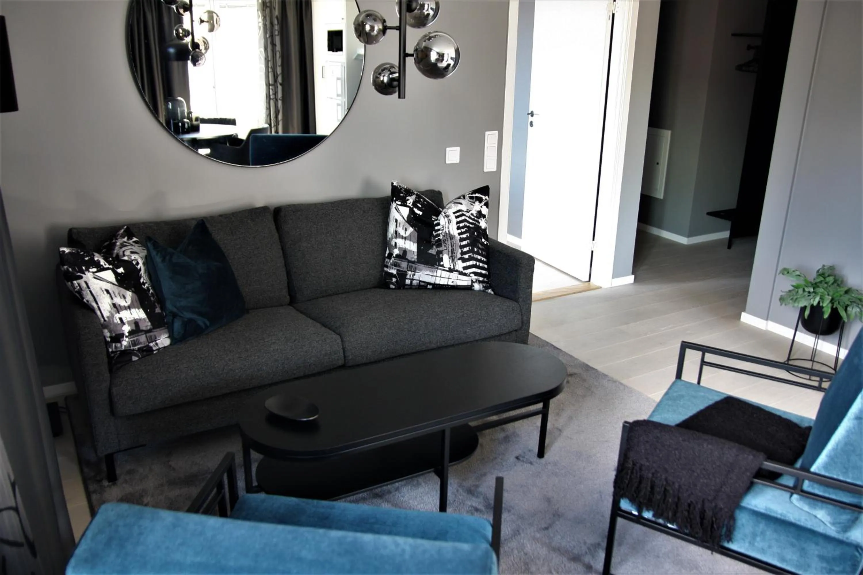 Living room in Sky Hotel City Apartments