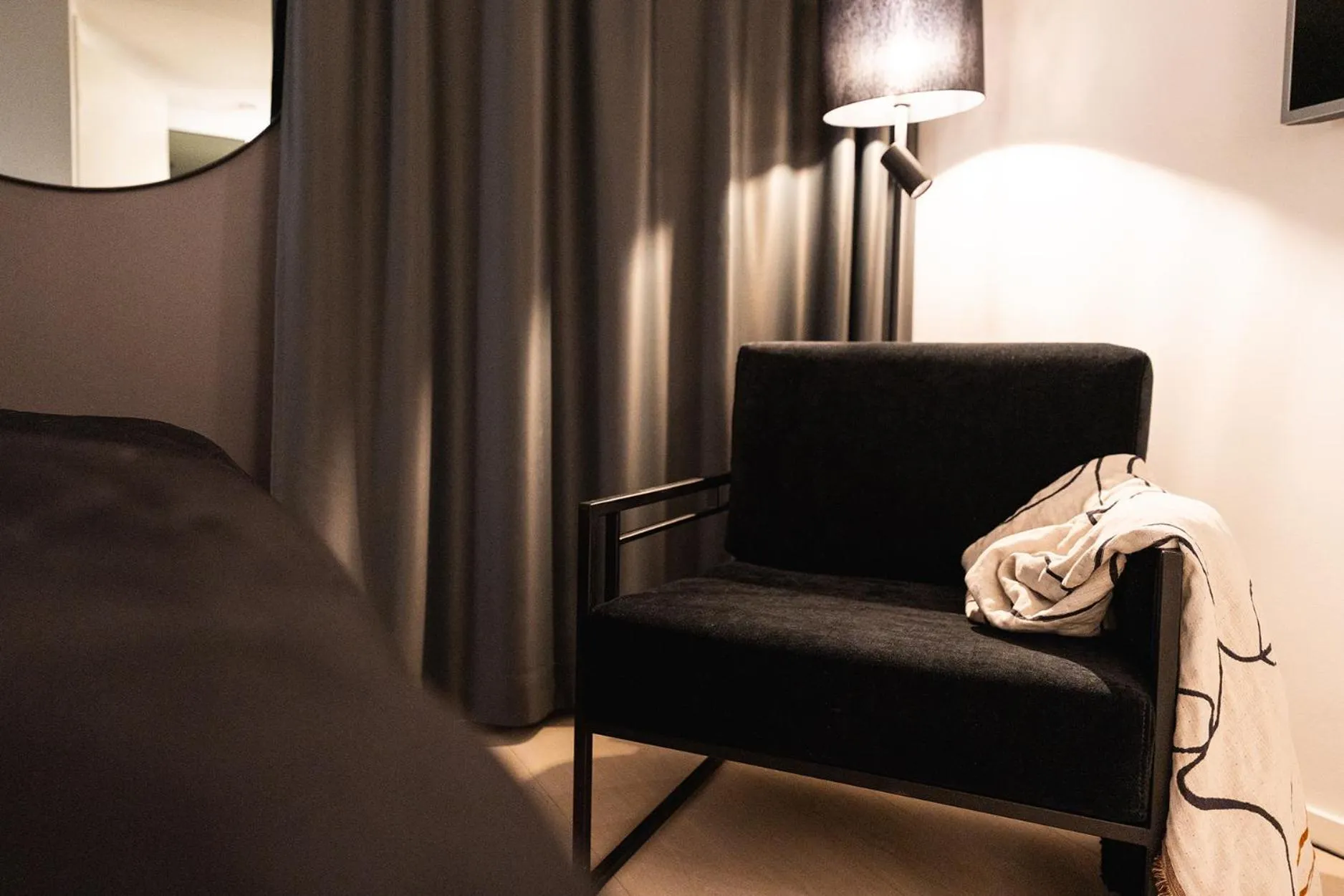 Seating area in Sky Hotel City Apartments