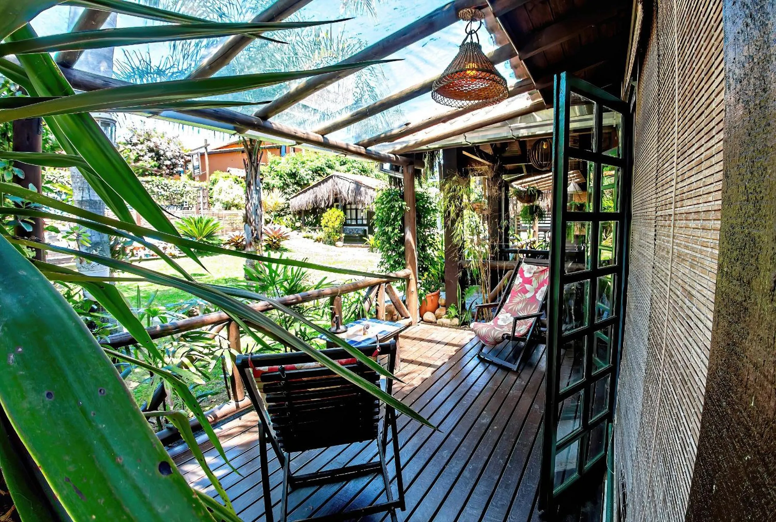 Balcony/Terrace in Pousada Rosa da Praia - Praia do Rosa - SC