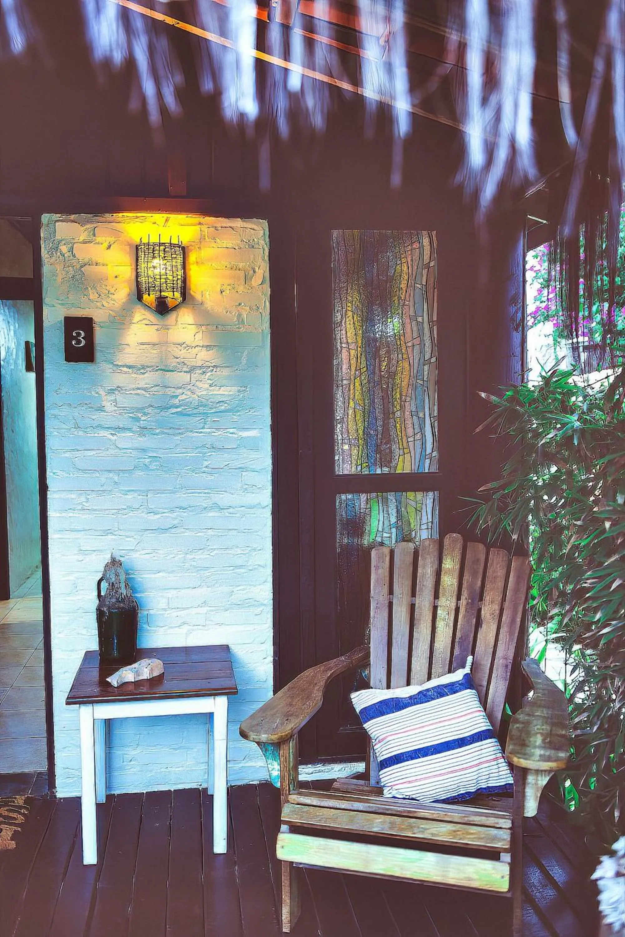 Decorative detail in Pousada Rosa da Praia - Praia do Rosa - SC