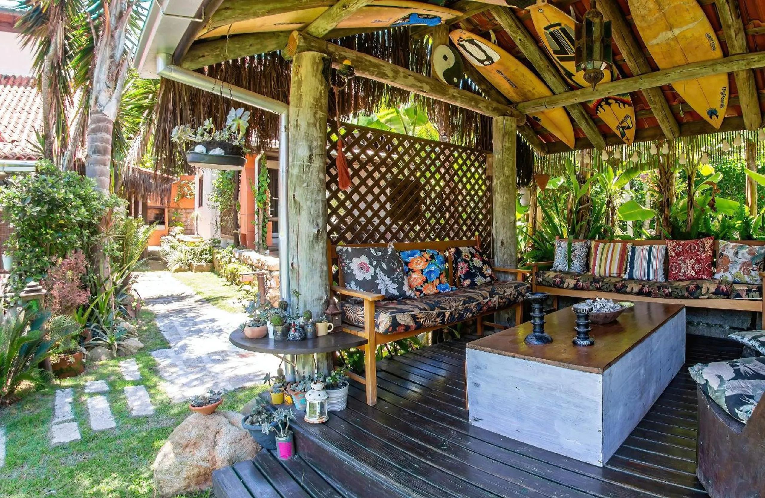 BBQ facilities in Pousada Rosa da Praia - Praia do Rosa - SC