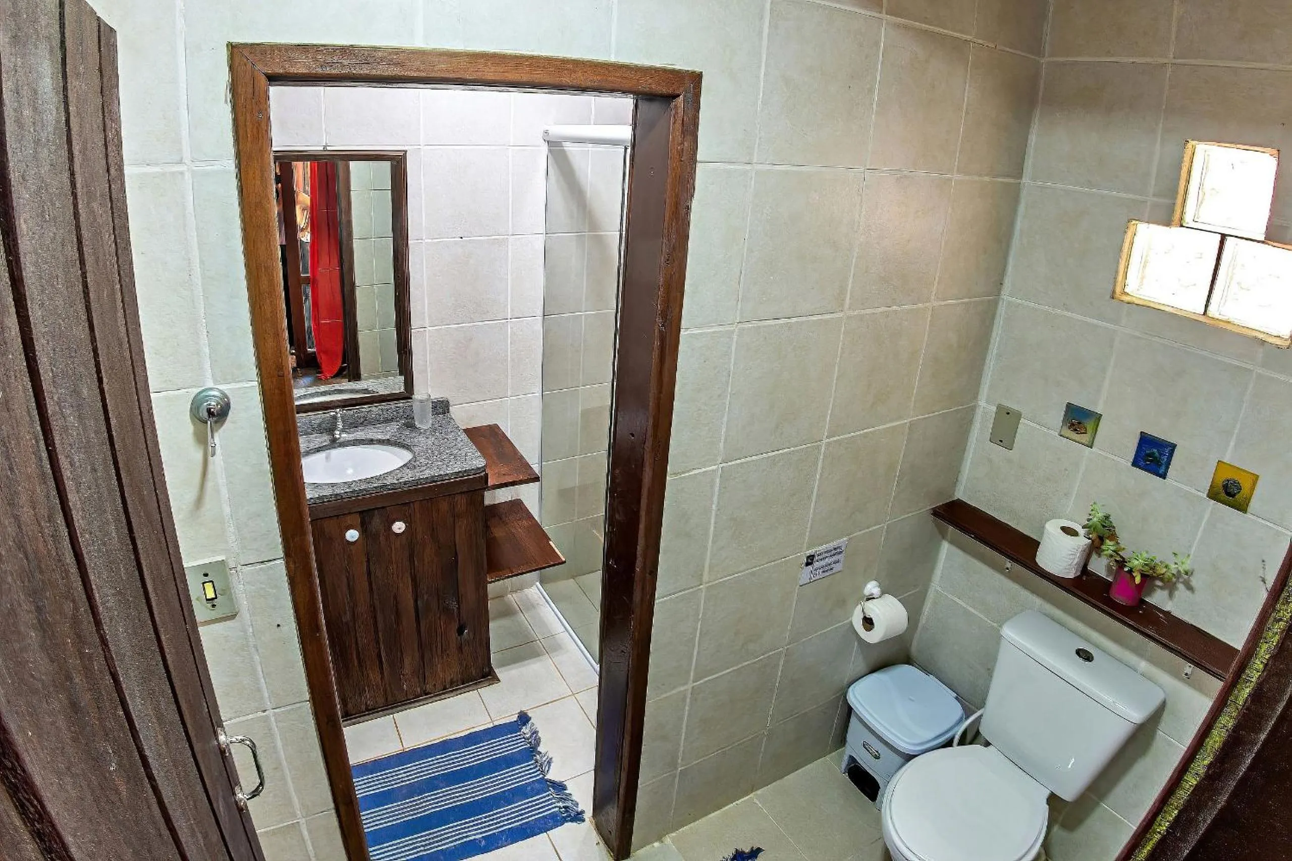 Toilet in Pousada Rosa da Praia - Praia do Rosa - SC