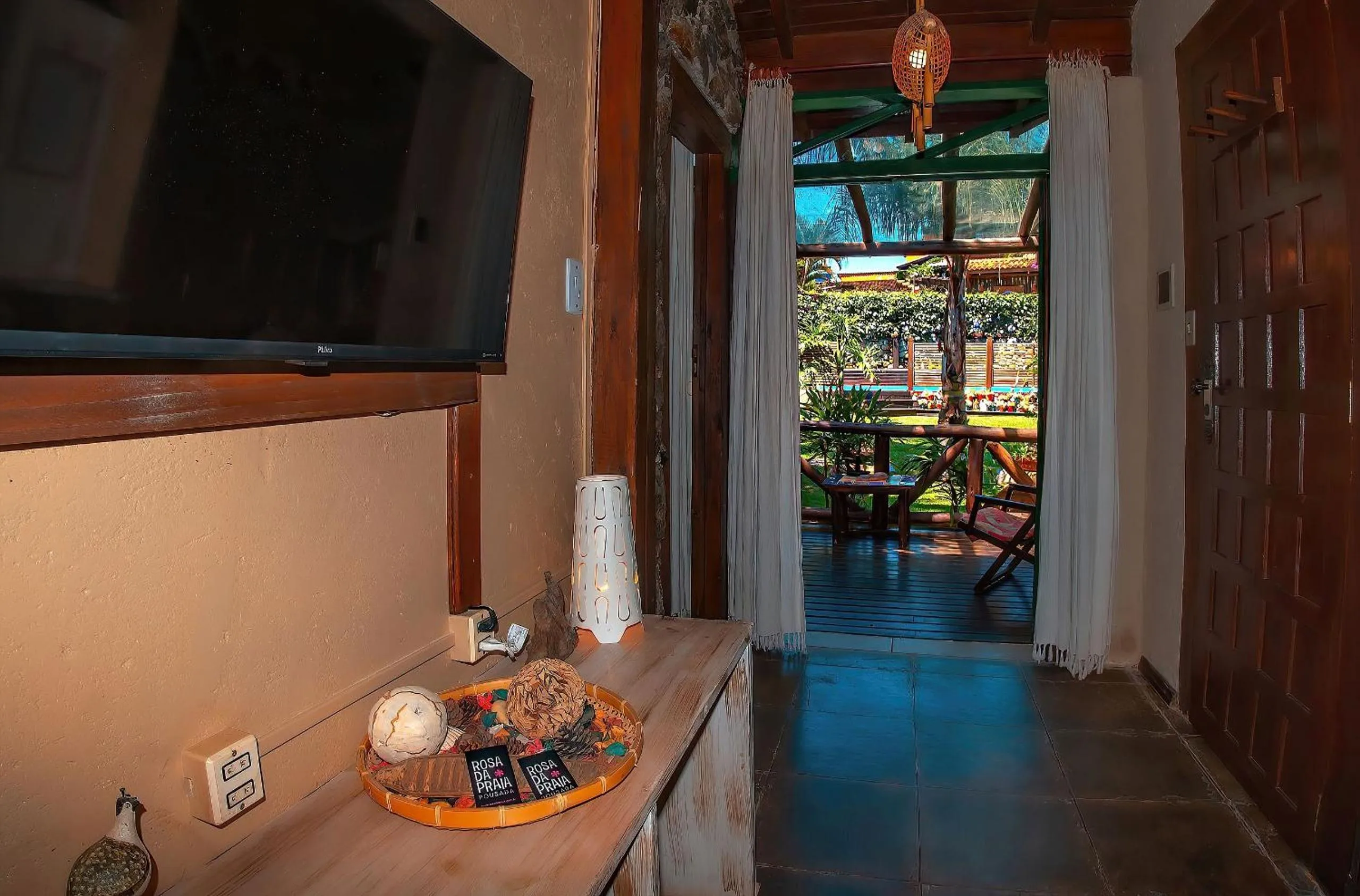 TV and multimedia in Pousada Rosa da Praia - Praia do Rosa - SC
