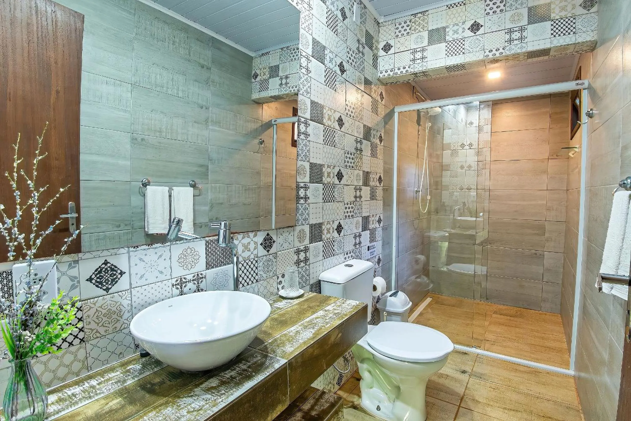 Toilet in Pousada Rosa da Praia - Praia do Rosa - SC