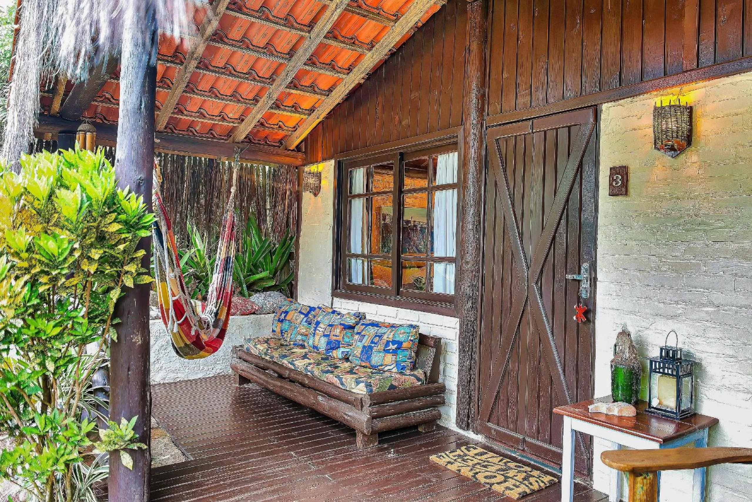 Balcony/Terrace in Pousada Rosa da Praia - Praia do Rosa - SC