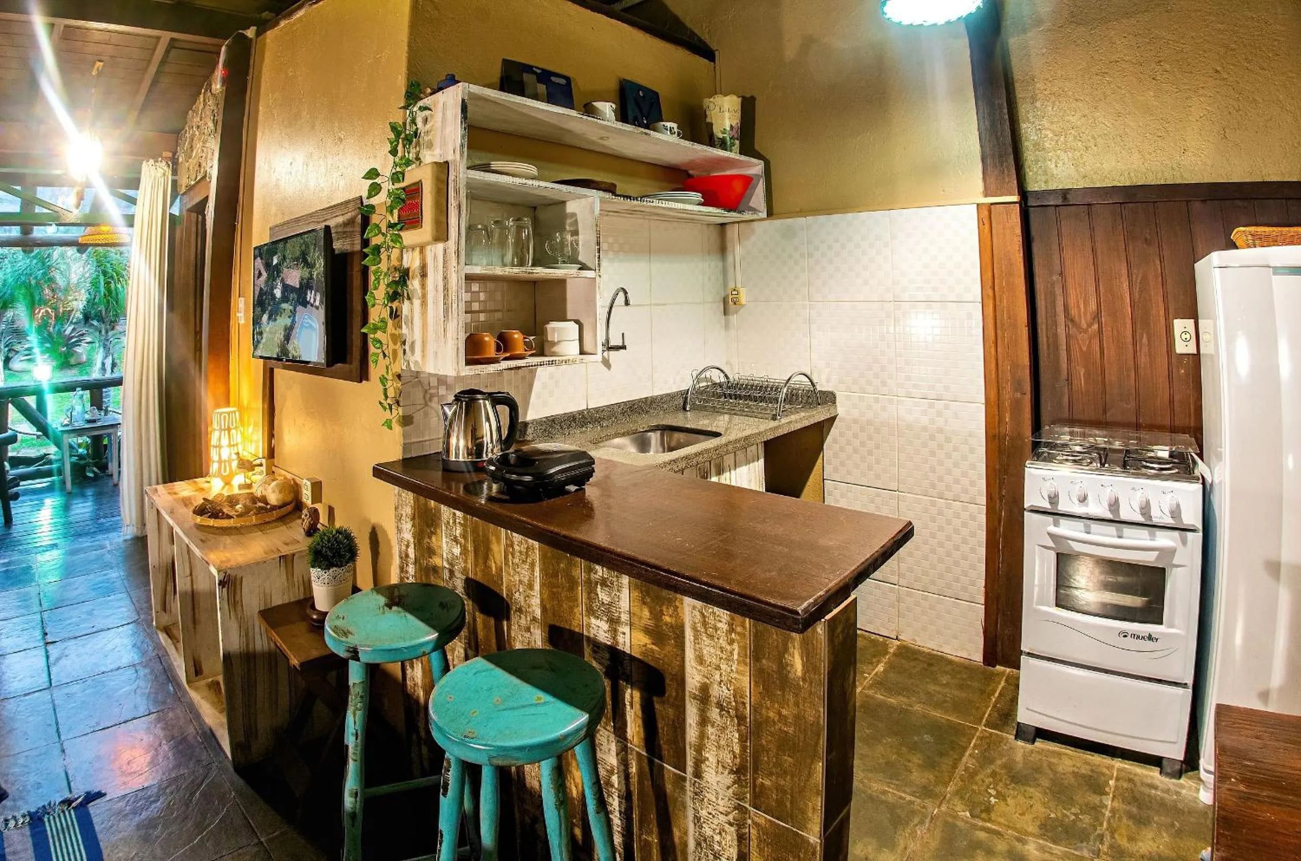 Living room in Pousada Rosa da Praia - Praia do Rosa - SC