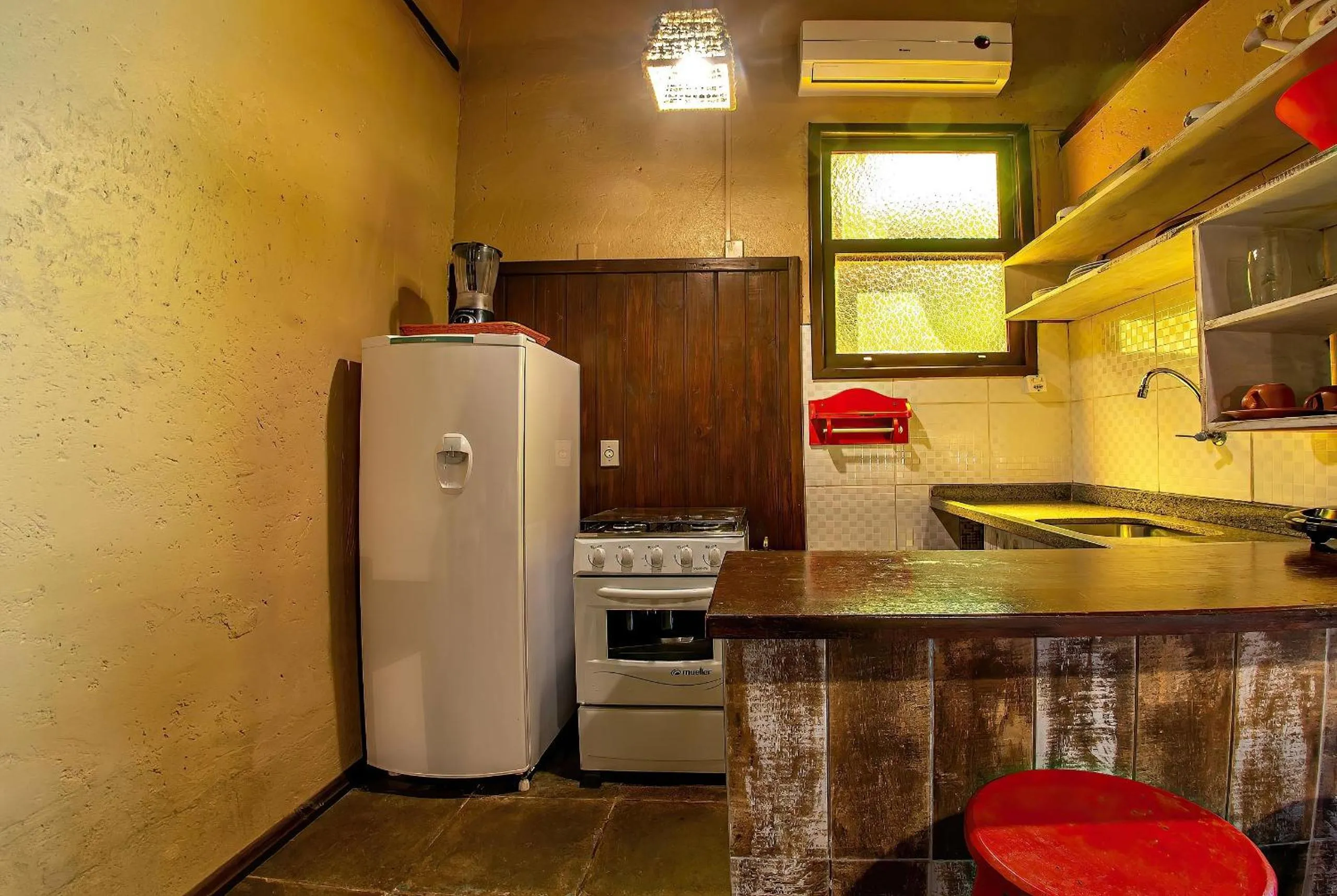 Kitchen or kitchenette in Pousada Rosa da Praia - Praia do Rosa - SC