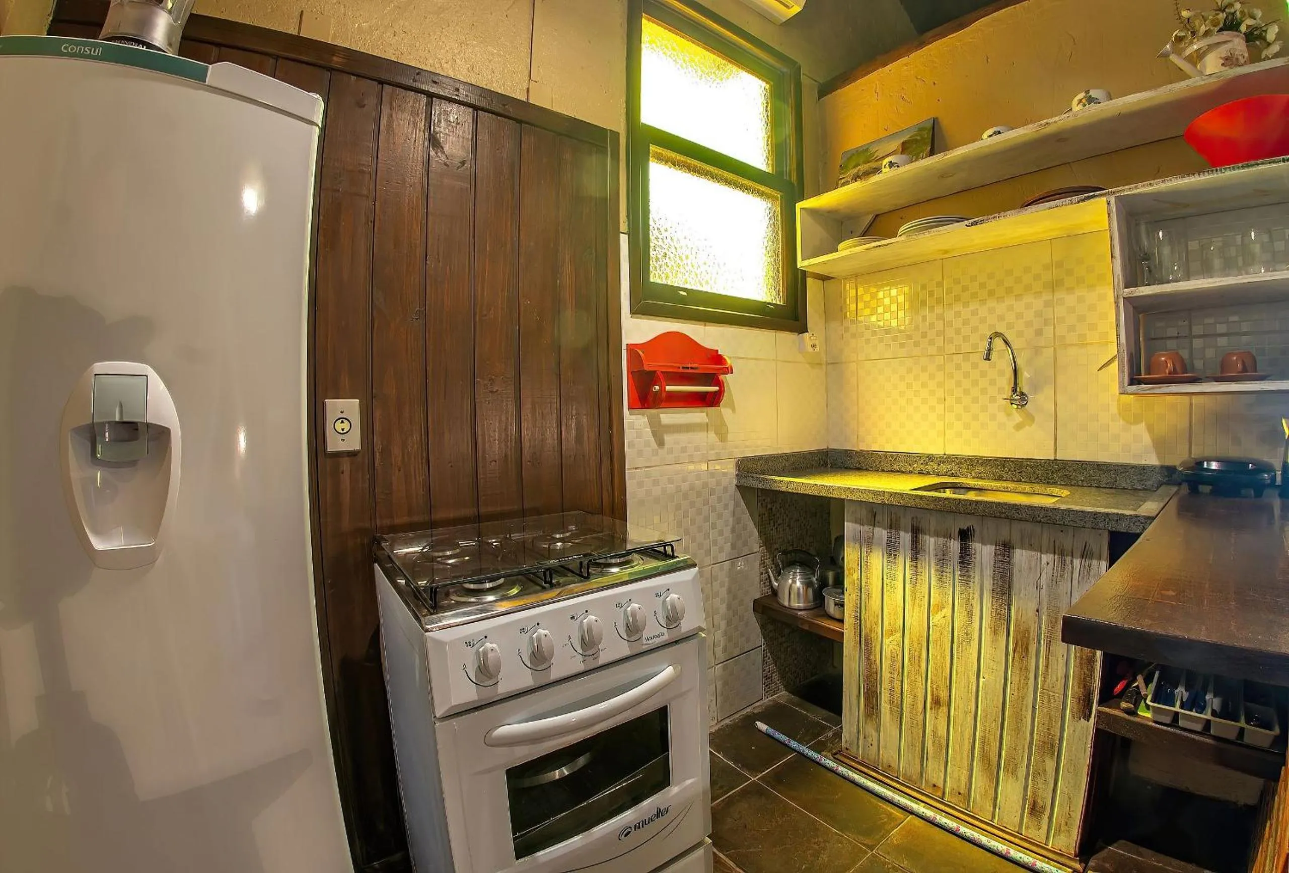 Kitchen or kitchenette in Pousada Rosa da Praia - Praia do Rosa - SC