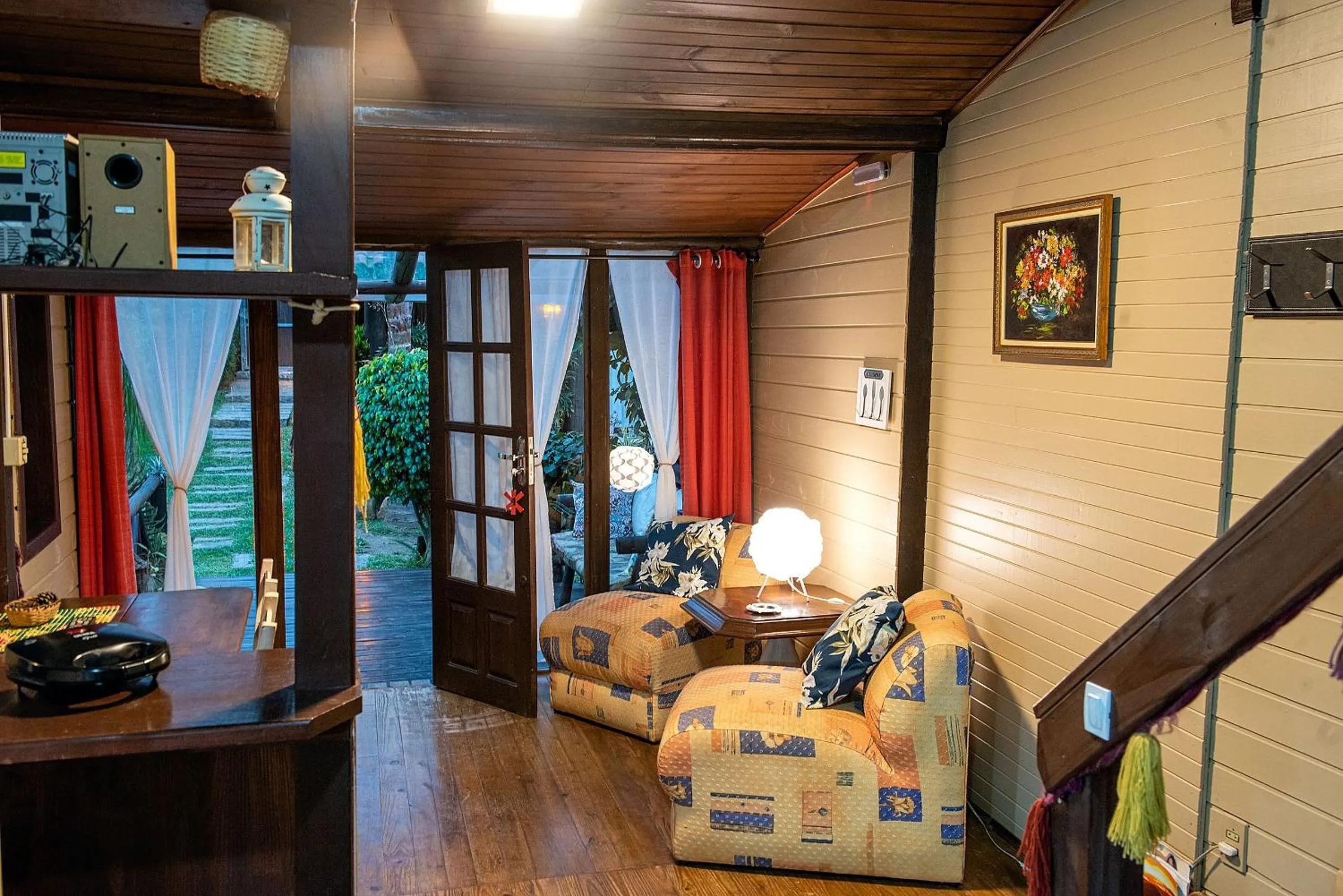 Living room in Pousada Rosa da Praia - Praia do Rosa - SC