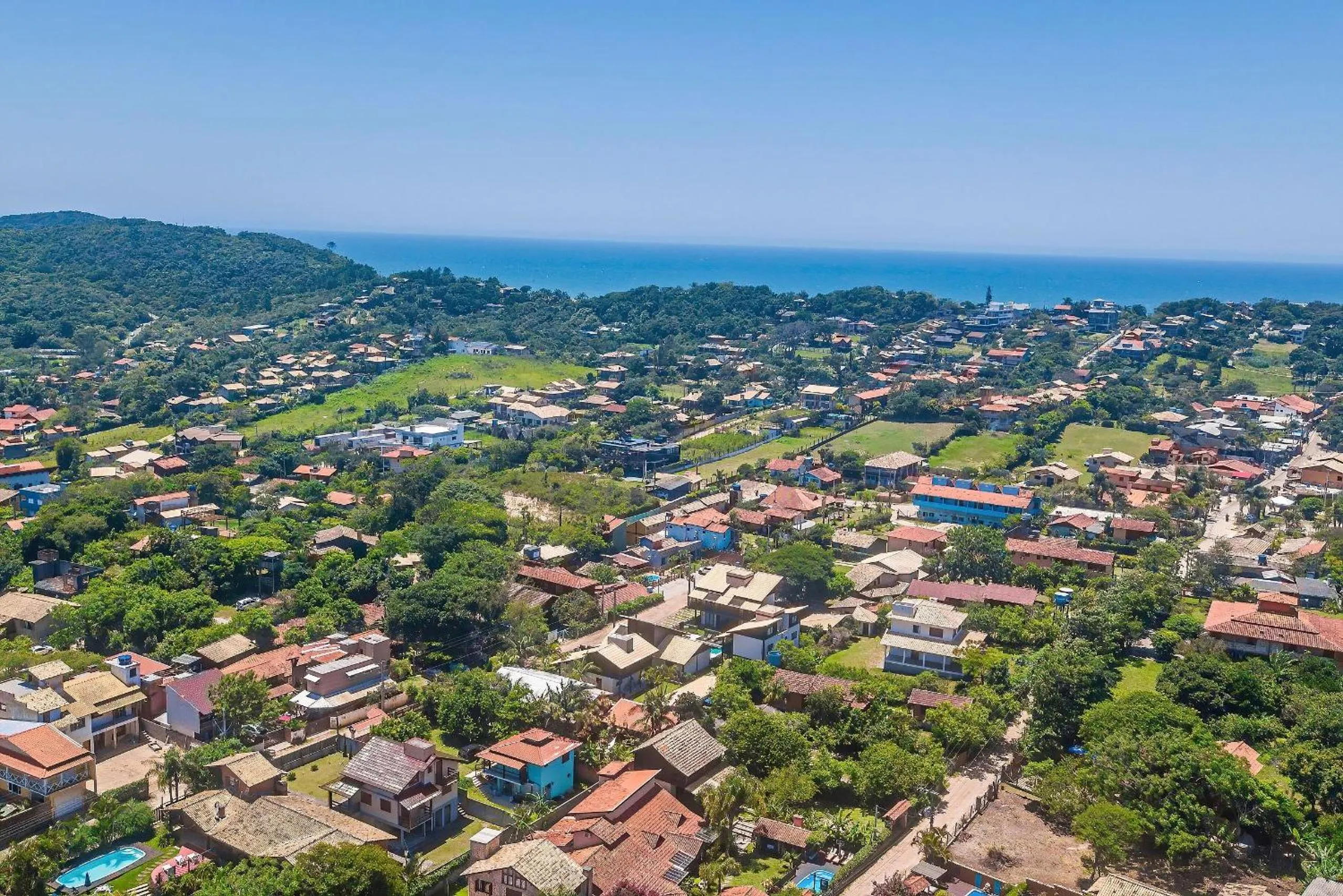 Bird's eye view in Pousada Rosa da Praia - Praia do Rosa - SC
