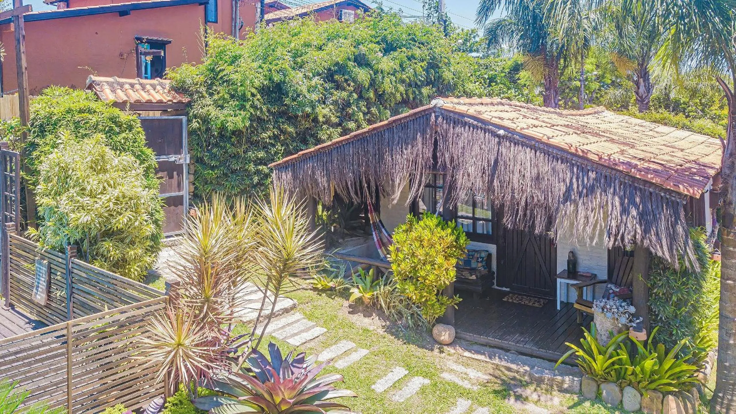 Garden in Pousada Rosa da Praia - Praia do Rosa - SC