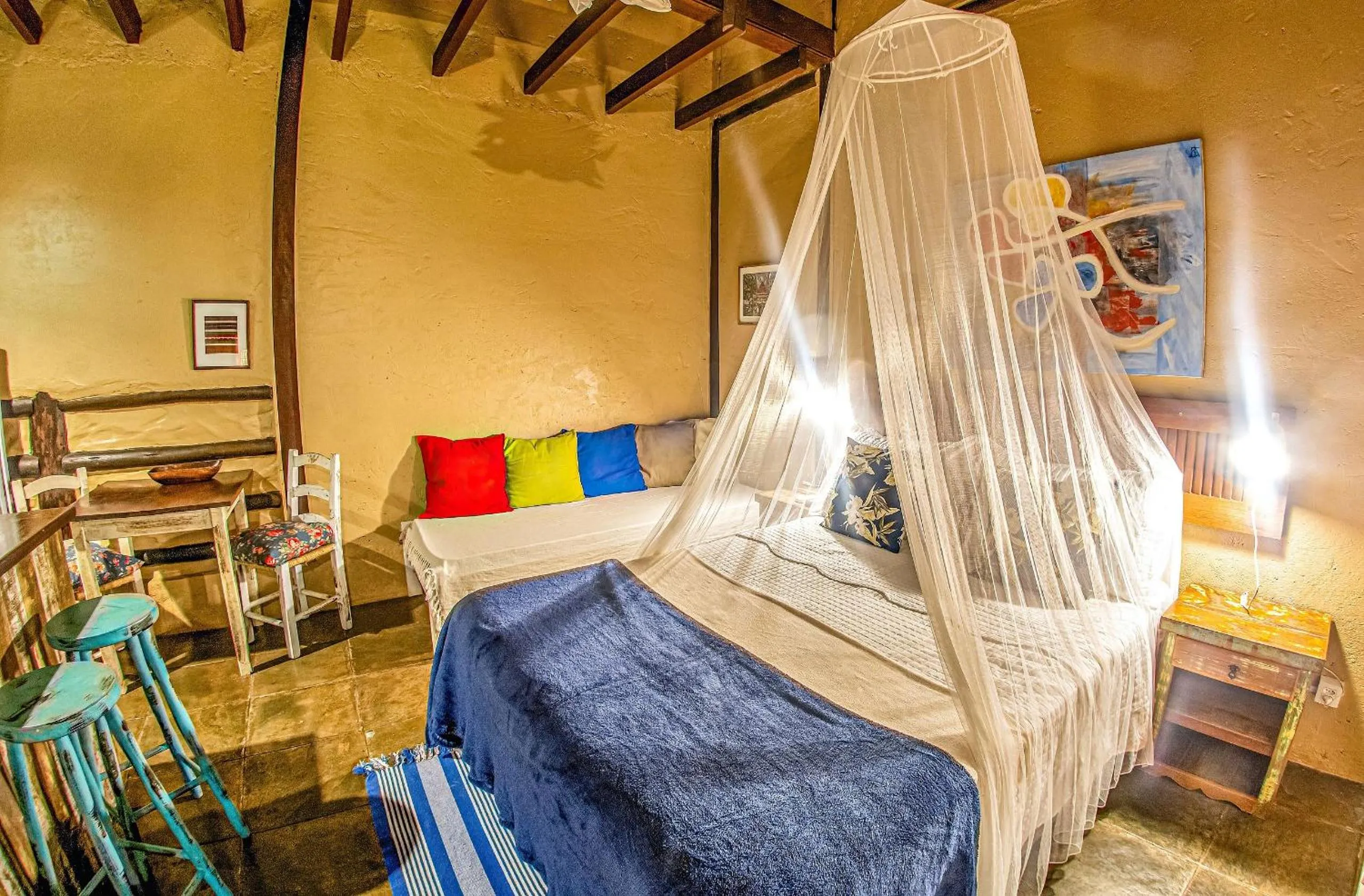 Bedroom, Bed in Pousada Rosa da Praia - Praia do Rosa - SC