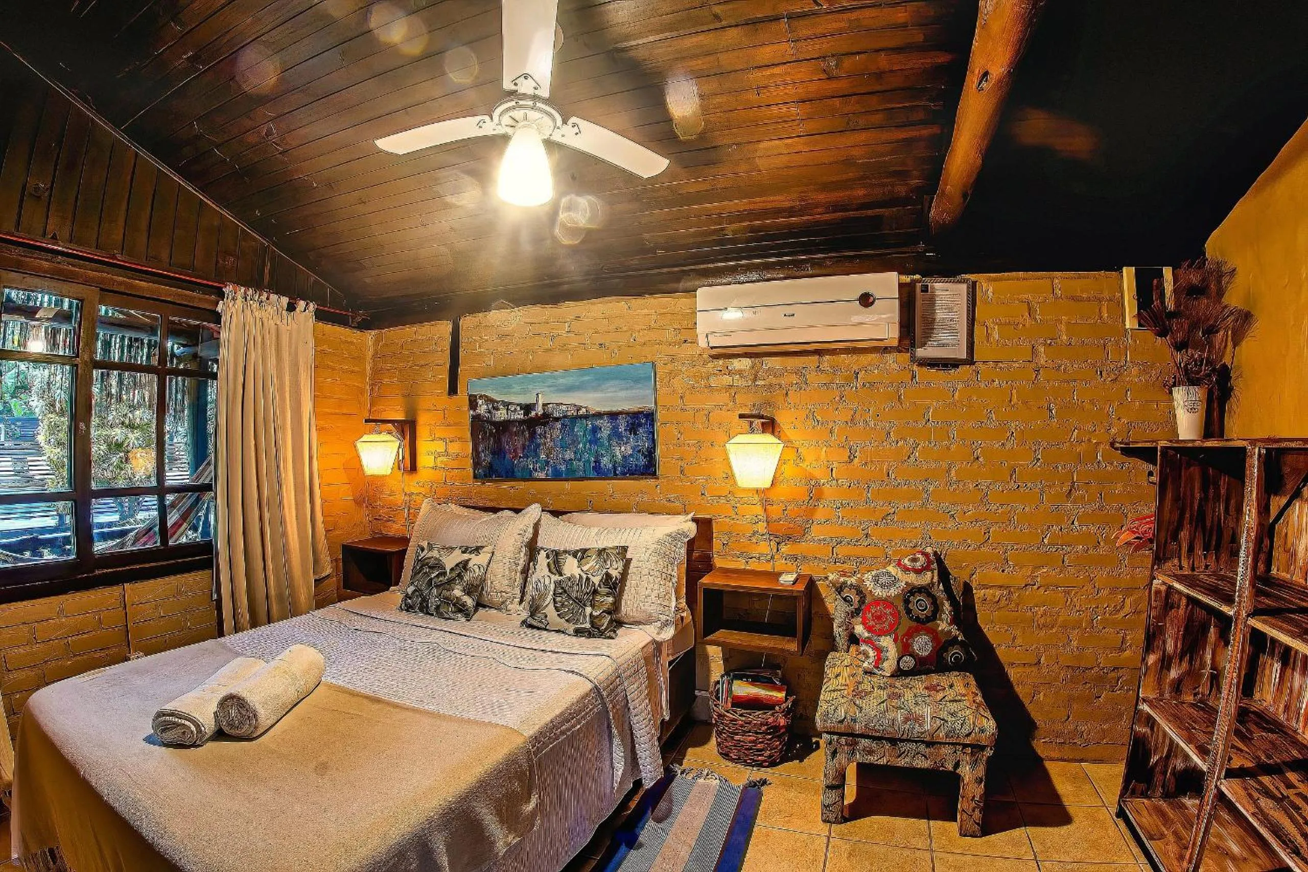 Bedroom, Bed in Pousada Rosa da Praia - Praia do Rosa - SC