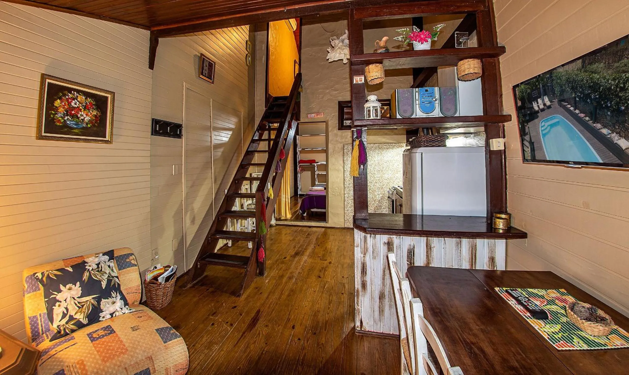 TV and multimedia in Pousada Rosa da Praia - Praia do Rosa - SC