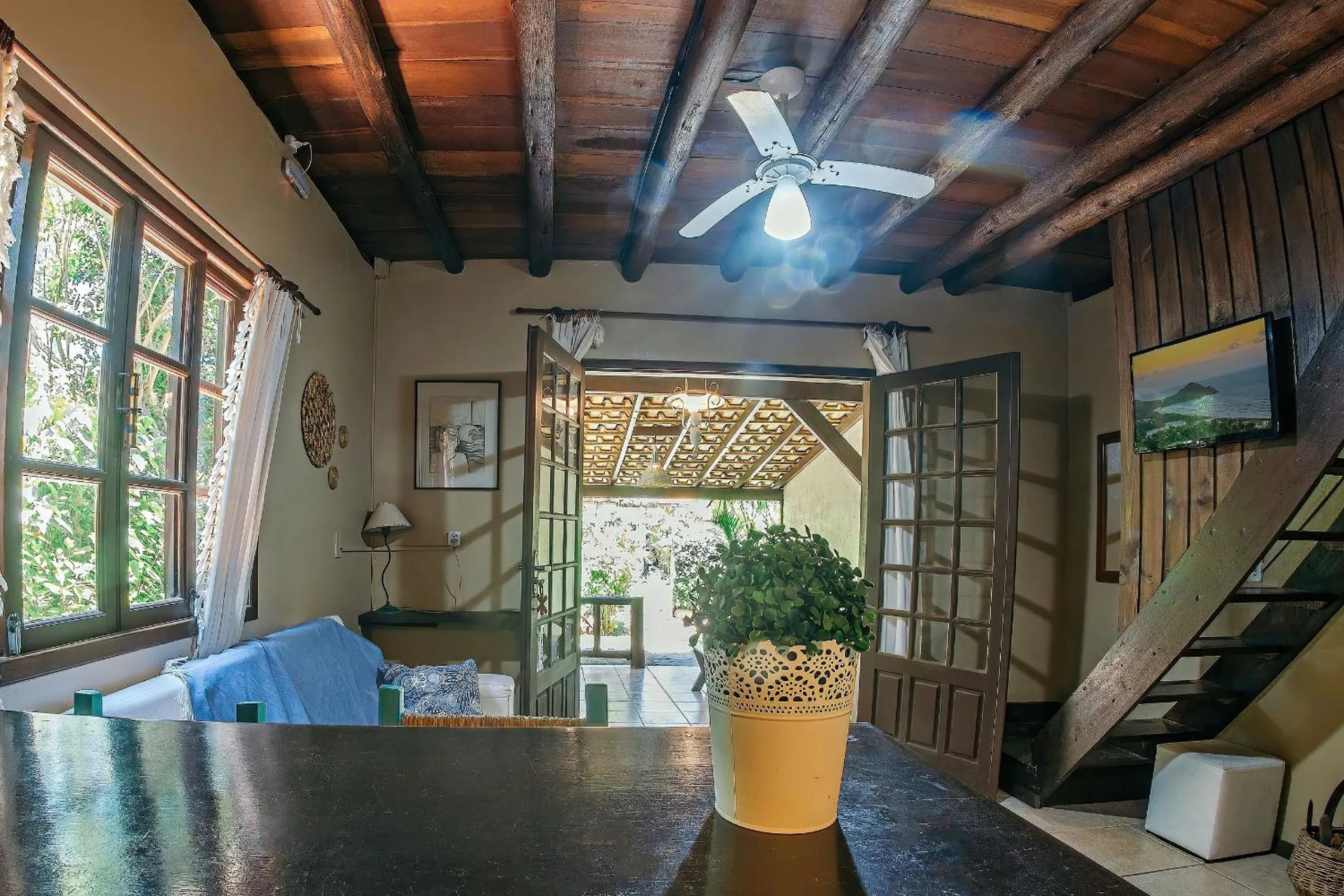 TV and multimedia in Pousada Rosa da Praia - Praia do Rosa - SC