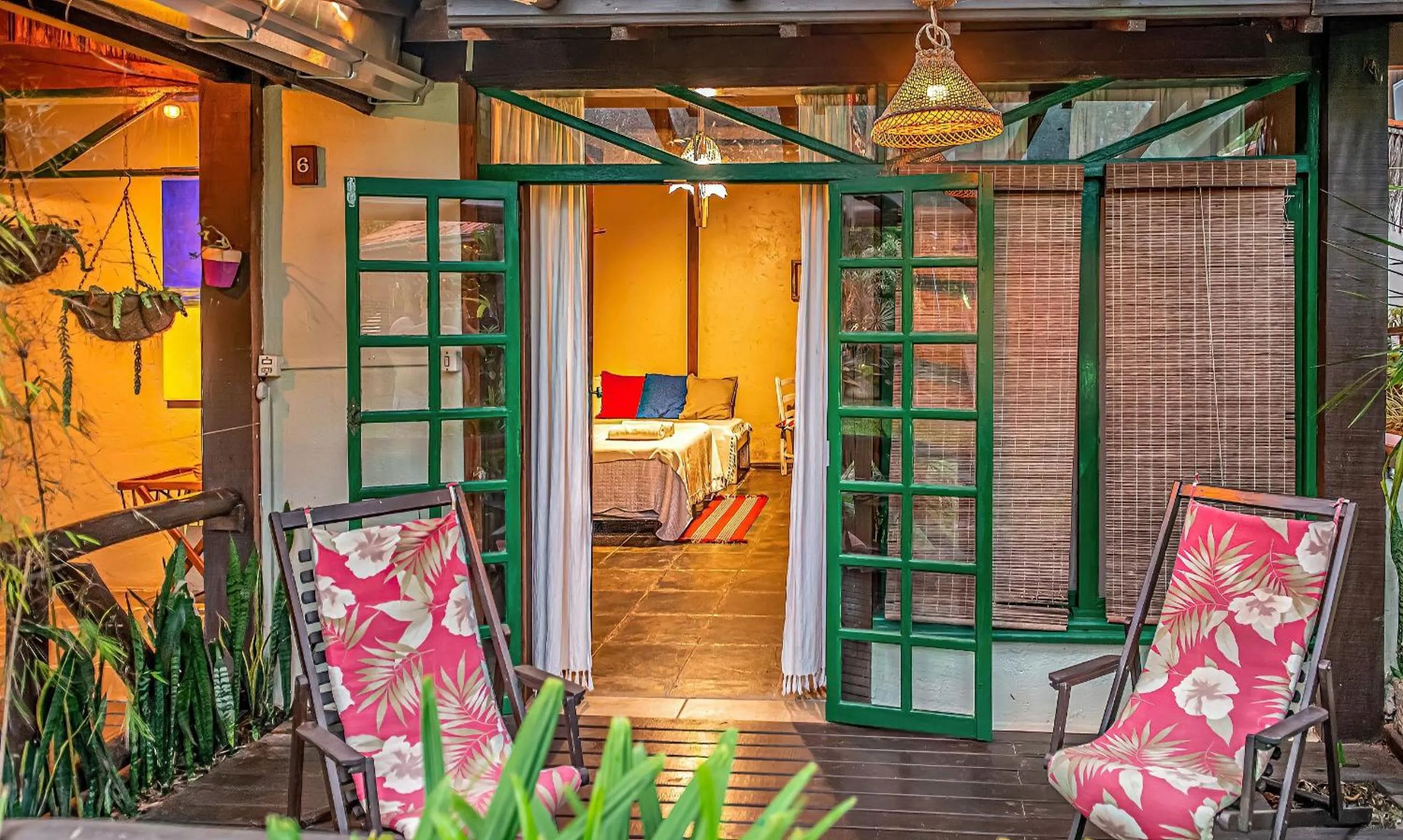 Balcony/Terrace in Pousada Rosa da Praia - Praia do Rosa - SC