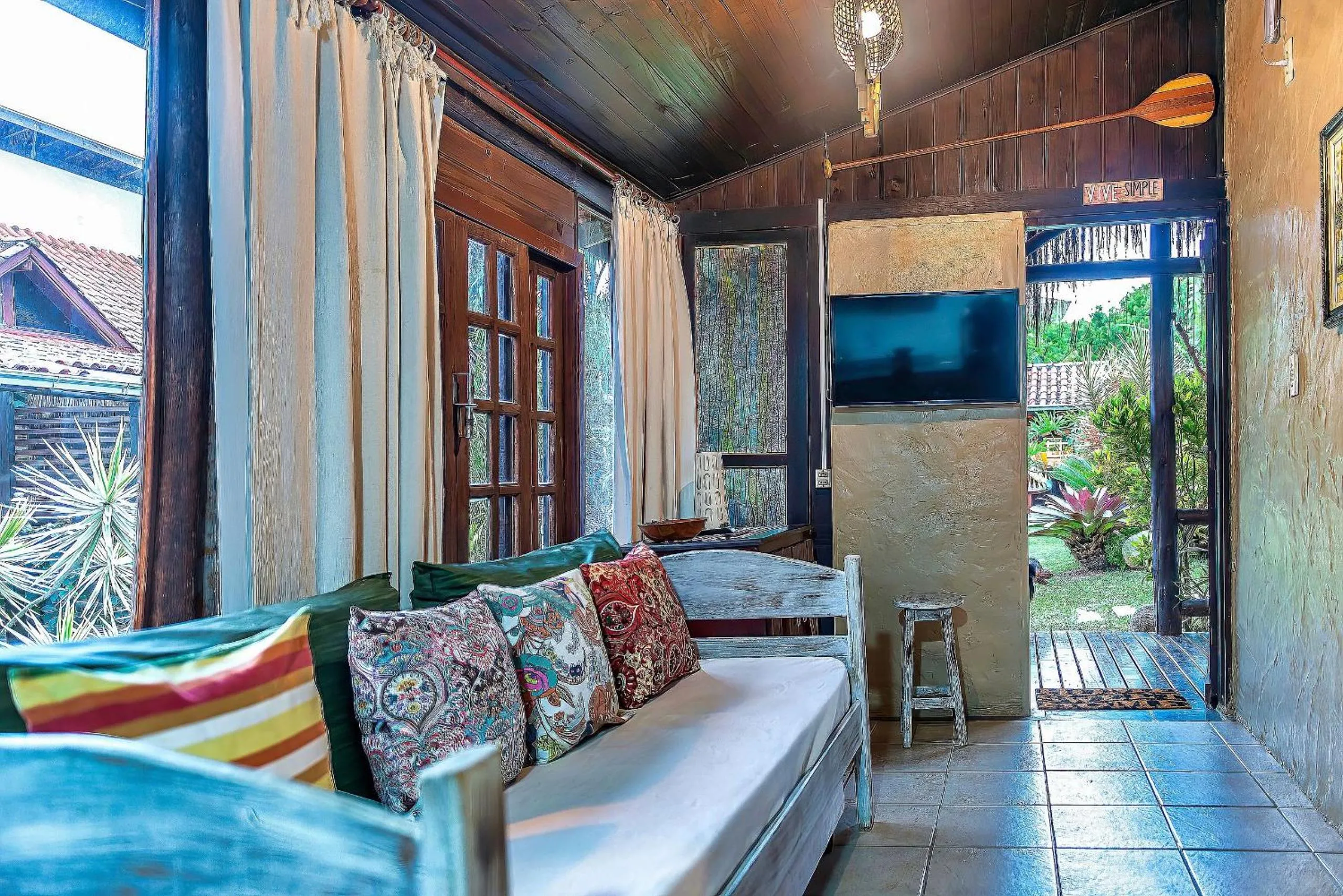 TV and multimedia in Pousada Rosa da Praia - Praia do Rosa - SC