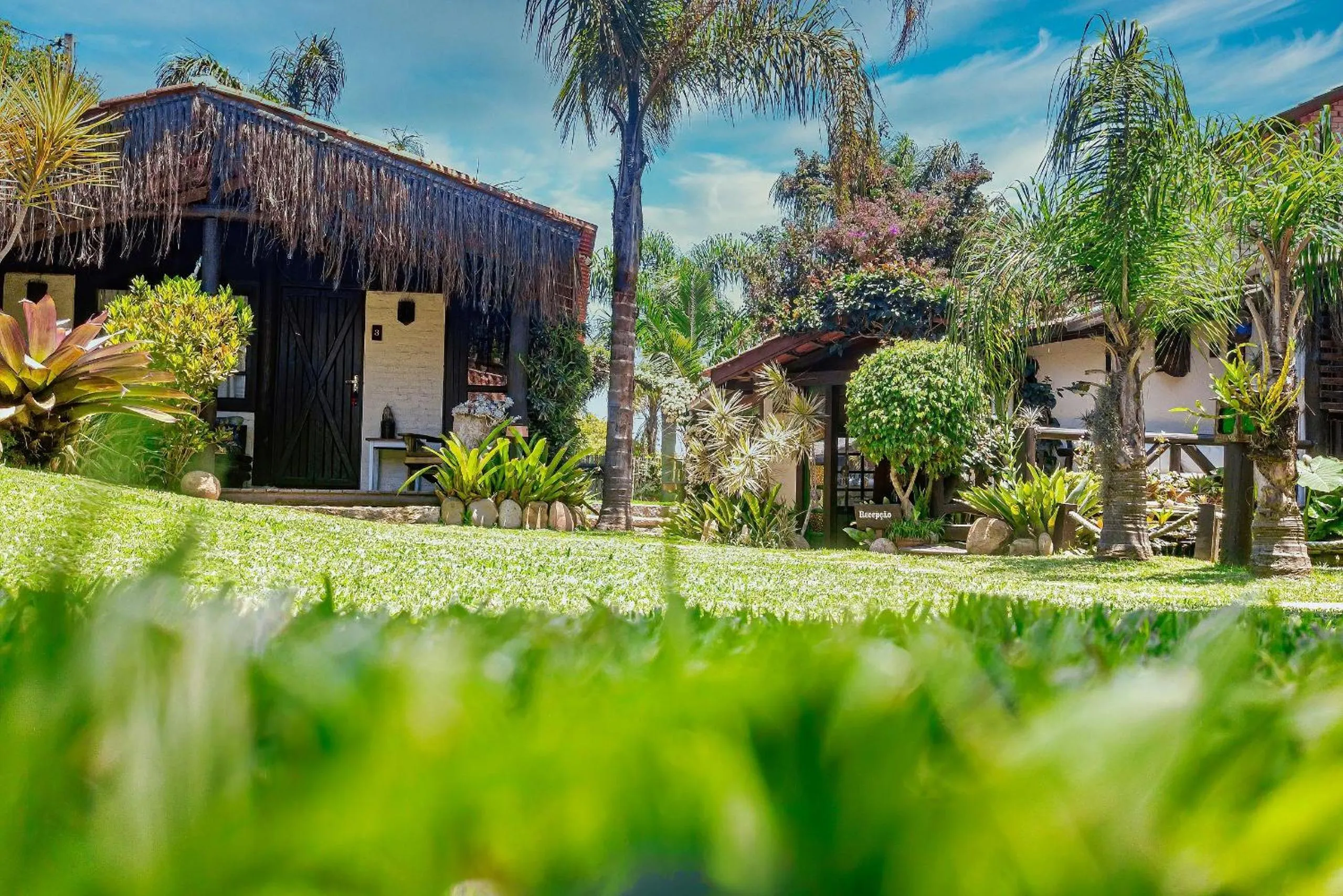 Garden in Pousada Rosa da Praia - Praia do Rosa - SC