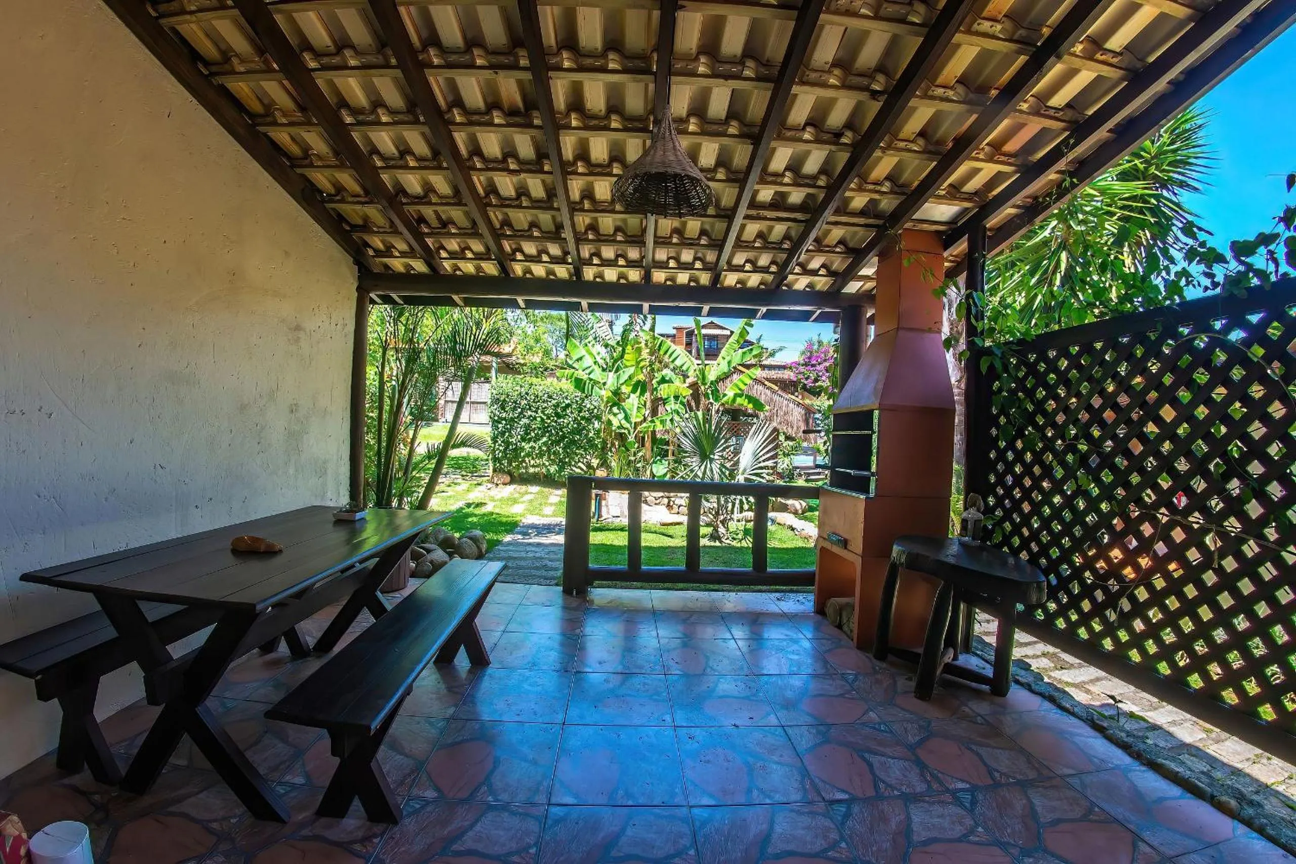 Garden in Pousada Rosa da Praia - Praia do Rosa - SC