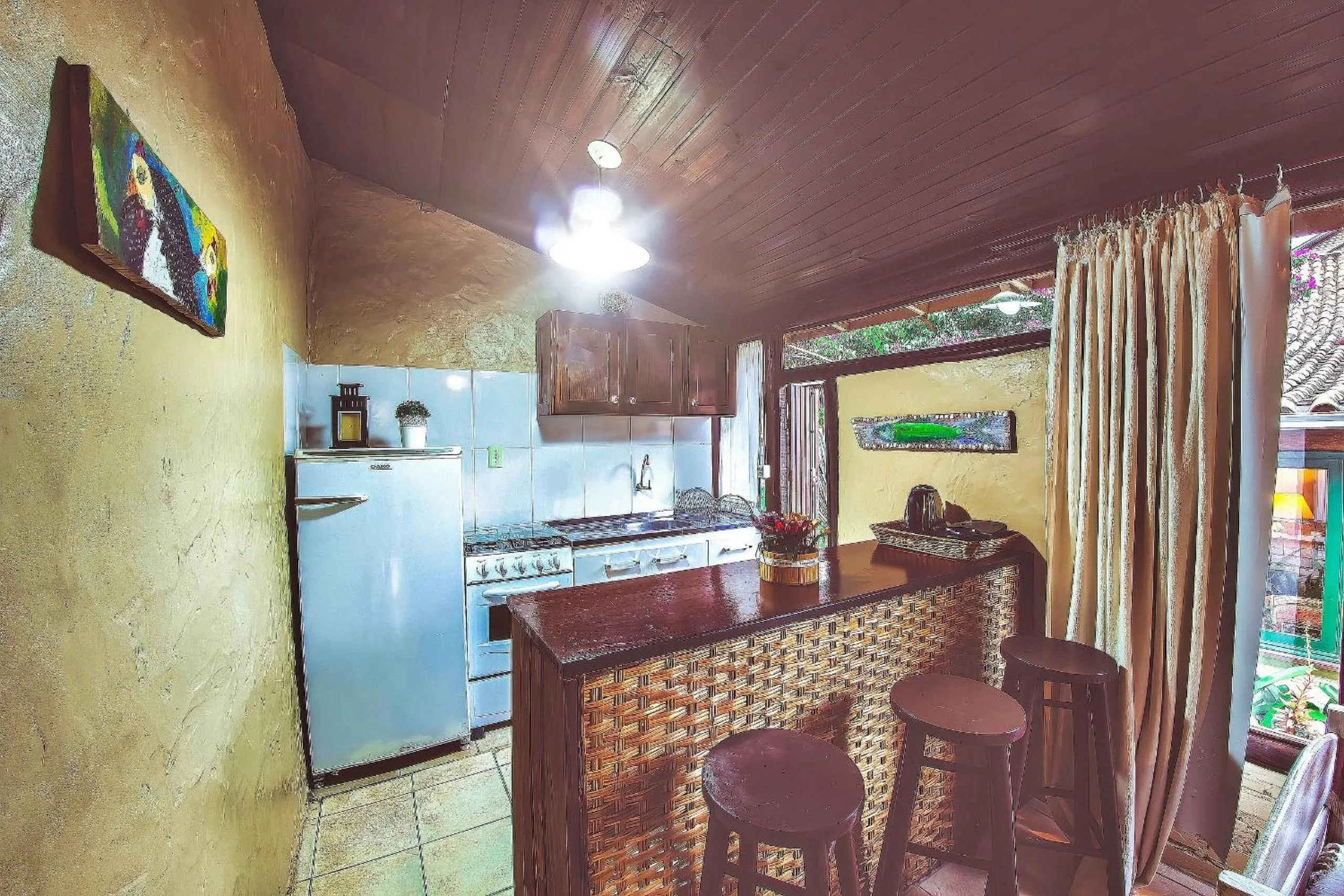 Kitchen or kitchenette in Pousada Rosa da Praia - Praia do Rosa - SC