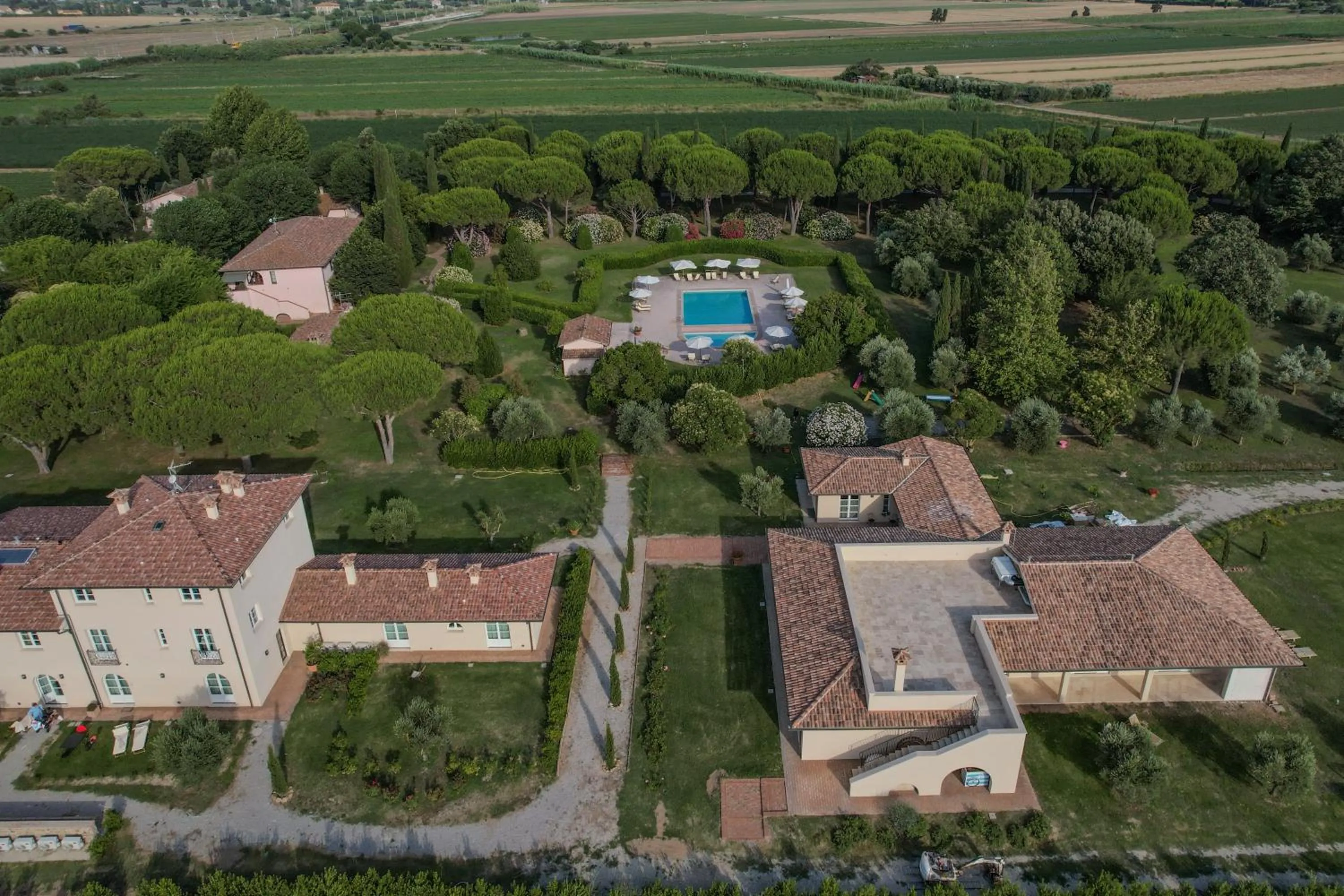 Bird's eye view in Agriturismo Villa Toscana
