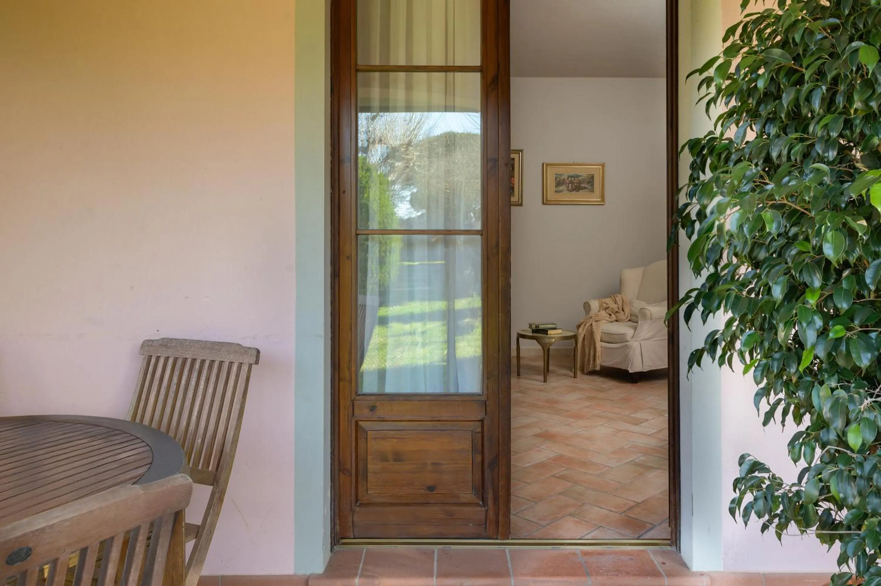 Patio in Agriturismo Villa Toscana