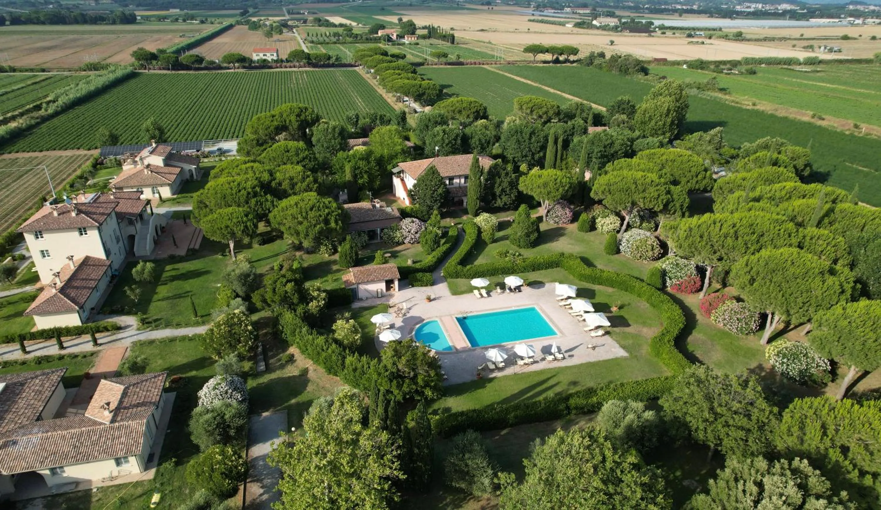 Bird's eye view in Agriturismo Villa Toscana