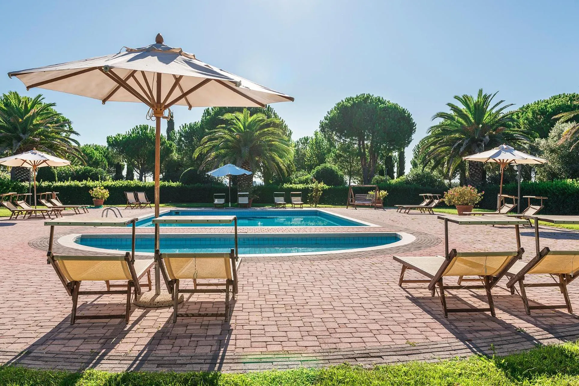 Patio in Agriturismo Villa Toscana