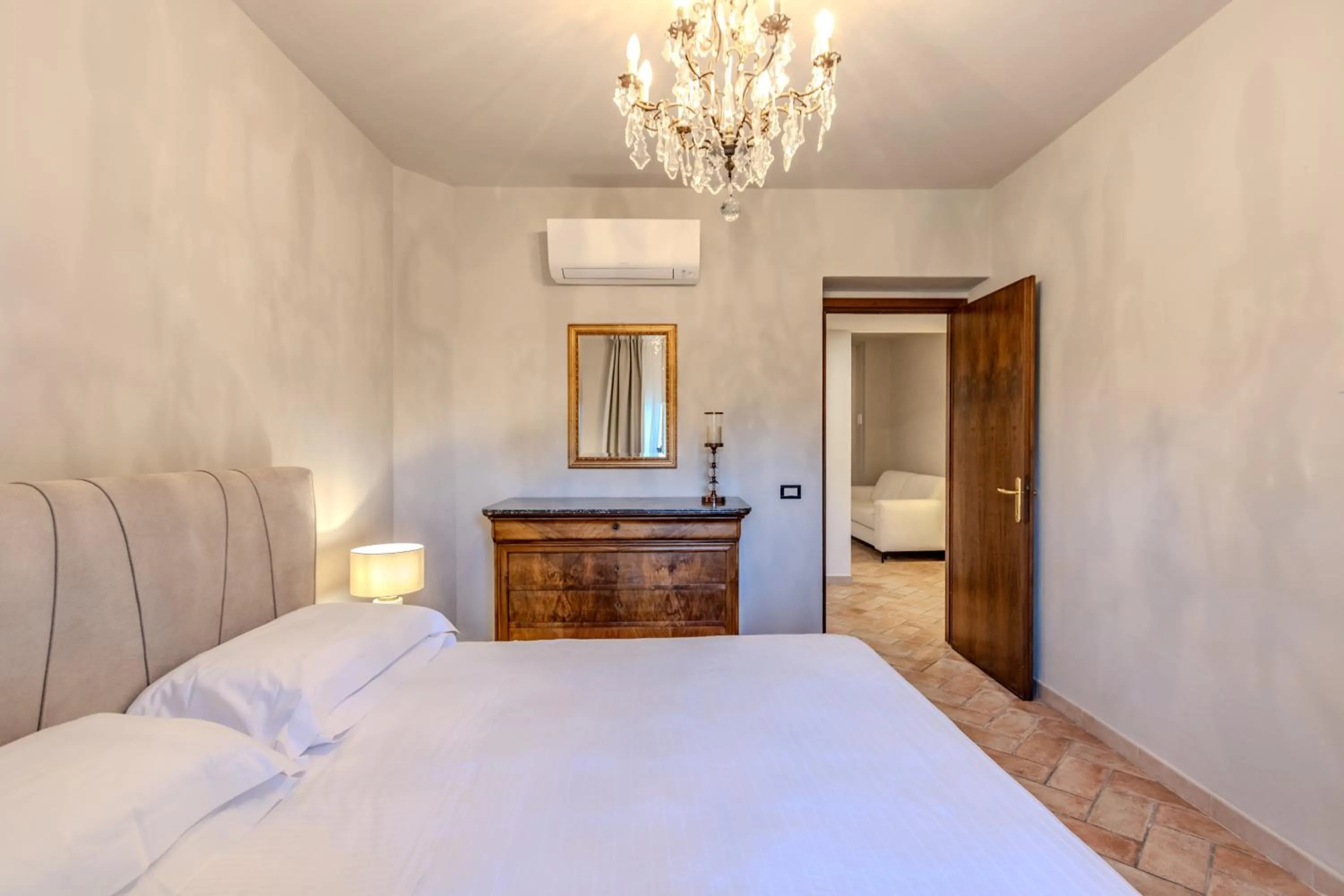 Bedroom, Bed in Agriturismo Villa Toscana