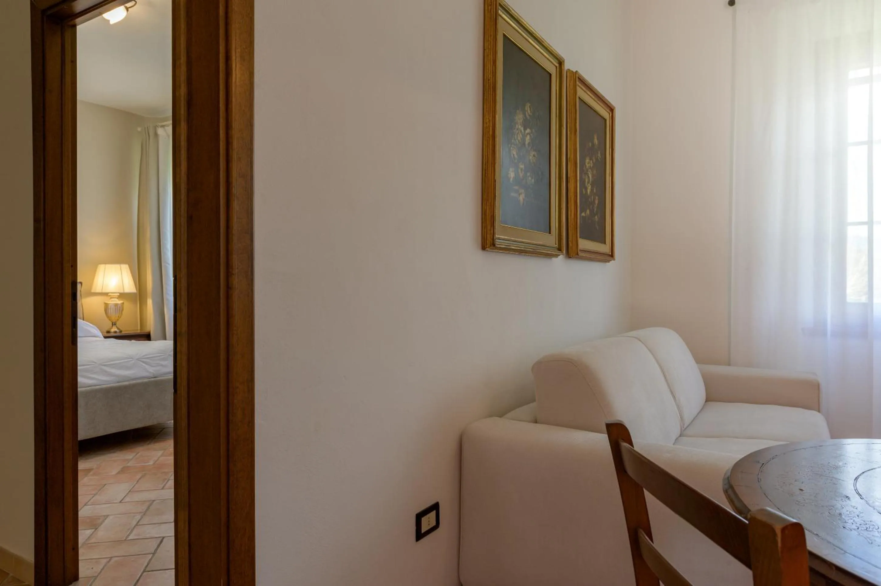 Living room, Bed in Agriturismo Villa Toscana