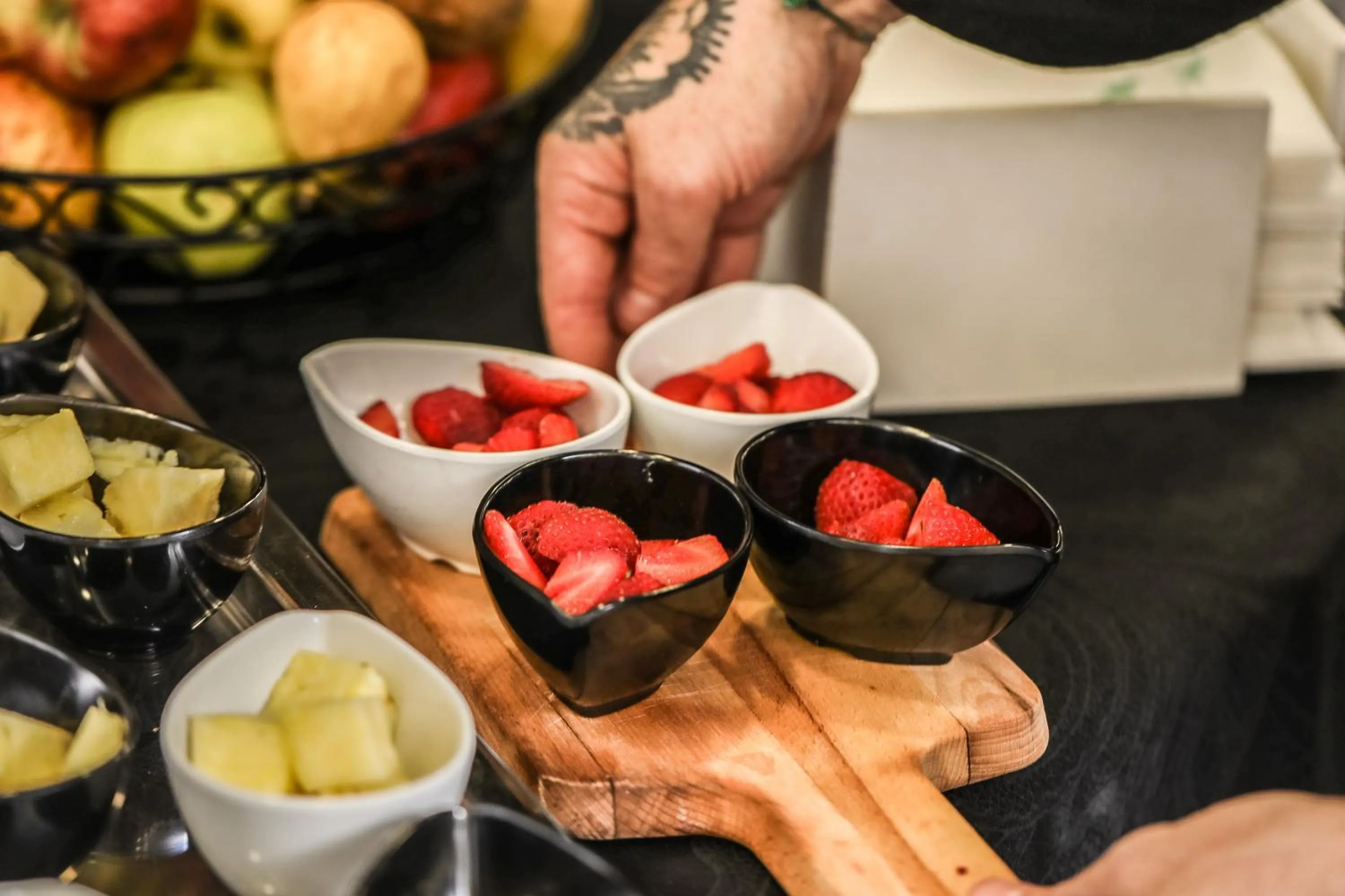 Food and drinks in Reggia Suite Spa Hotel