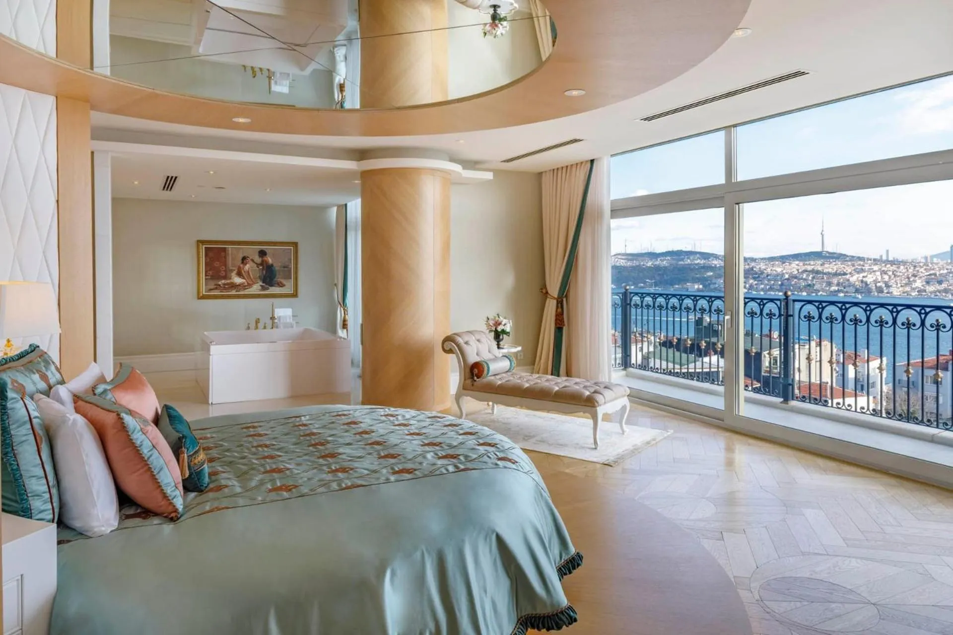 Bed in CVK Park Bosphorus Hotel Istanbul