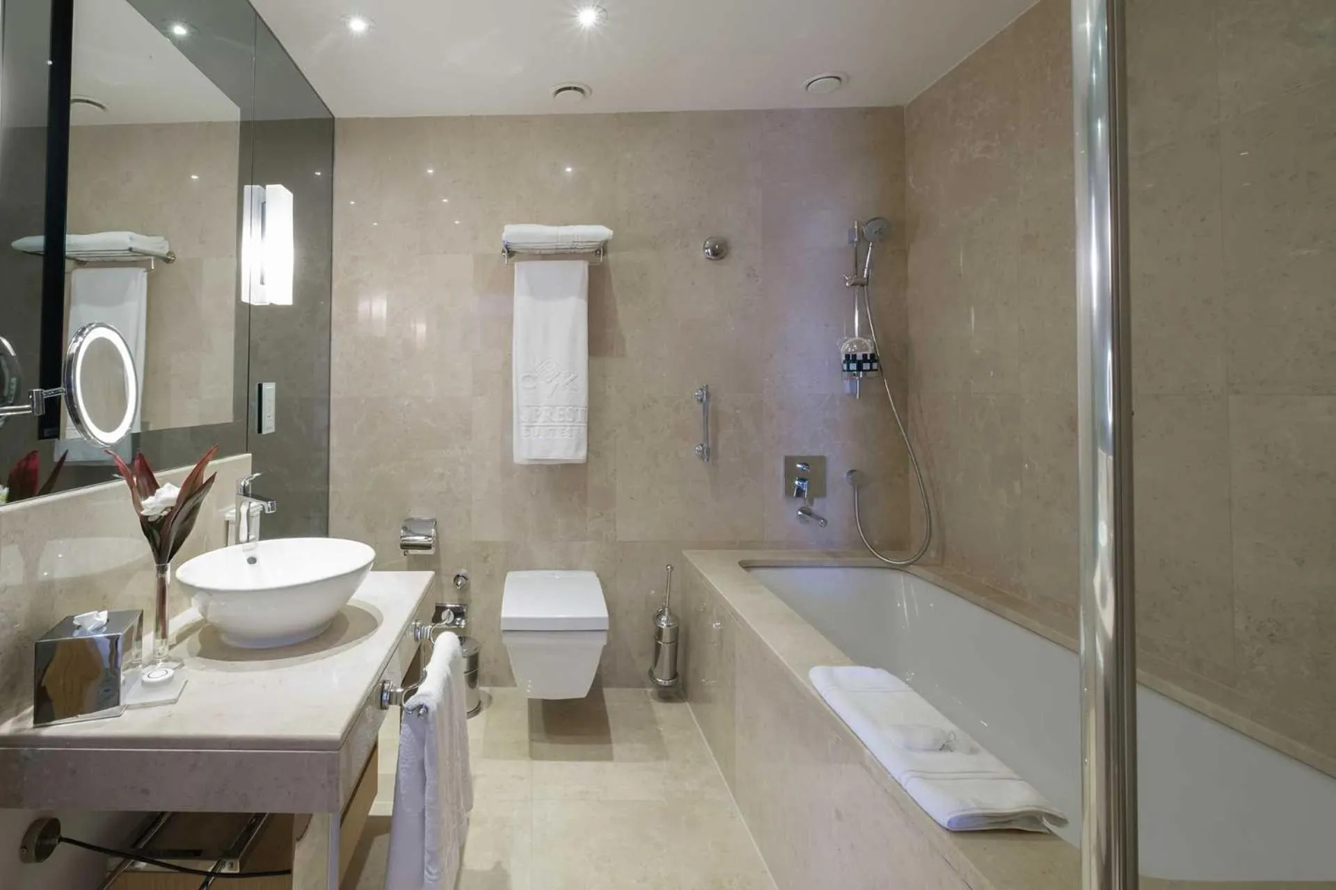 Shower in CVK Park Bosphorus Hotel Istanbul