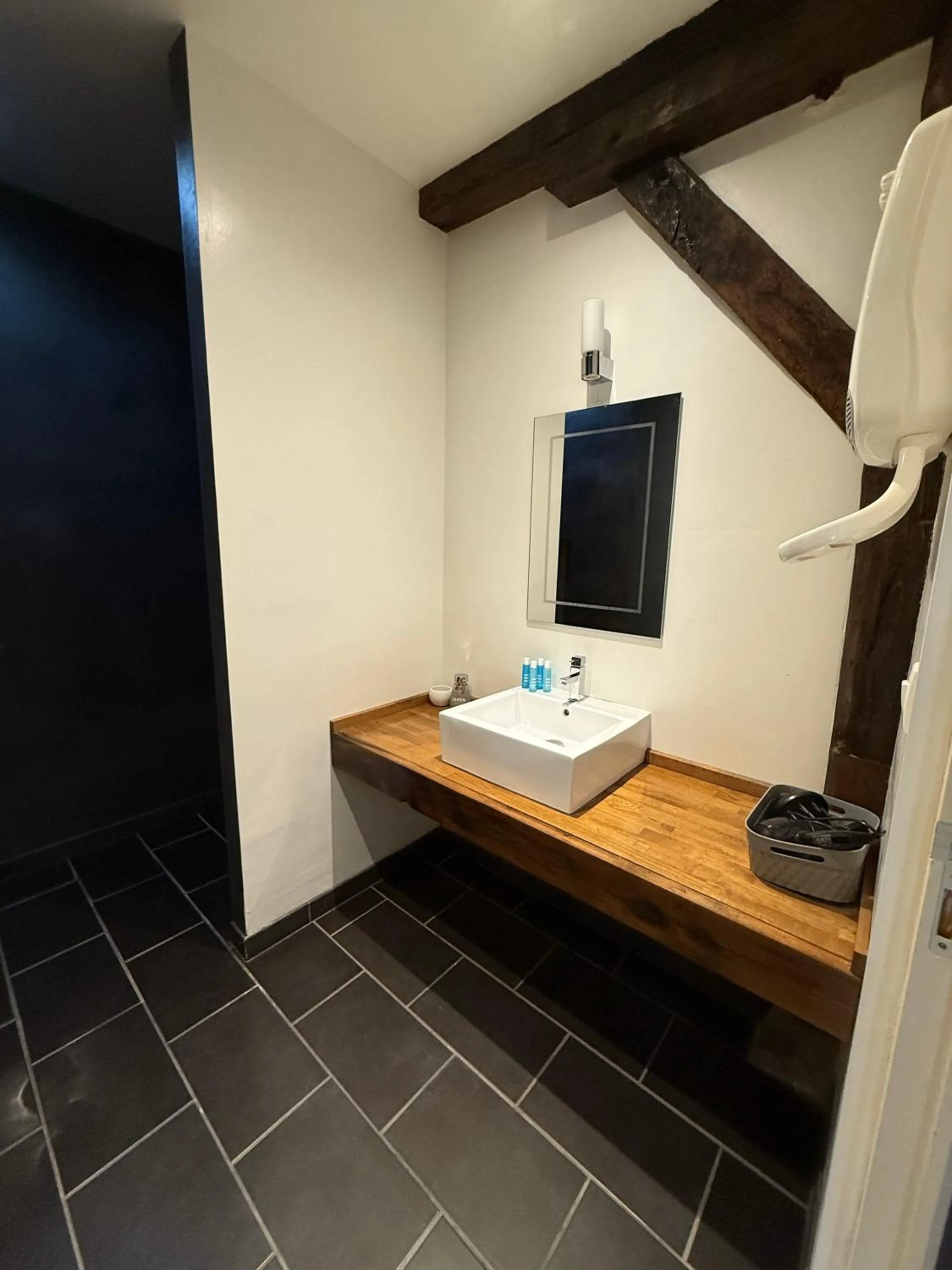 Bathroom in Gites Le Grand Tornage holiday fun for the whole family