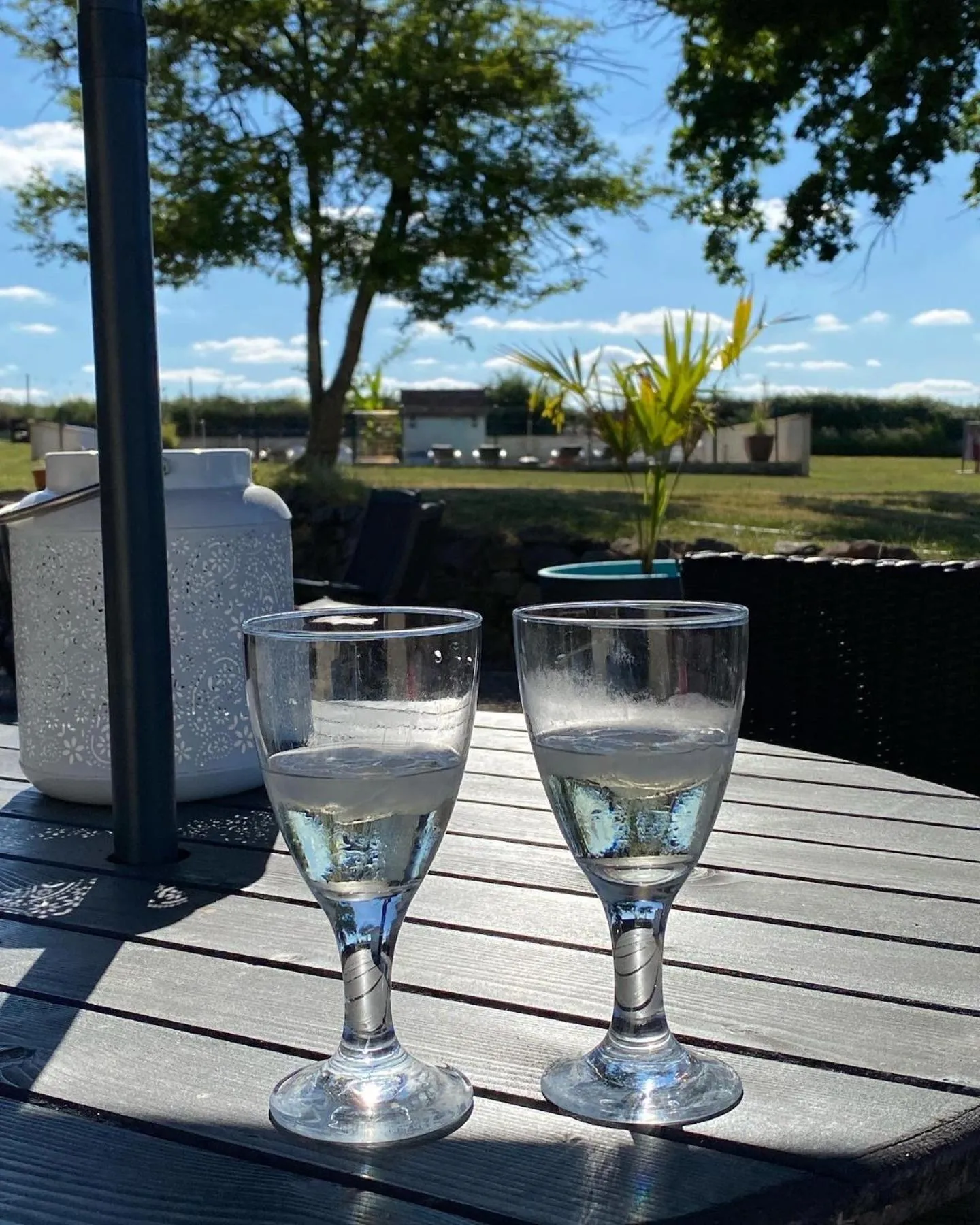 Garden in Gites Le Grand Tornage holiday fun for the whole family