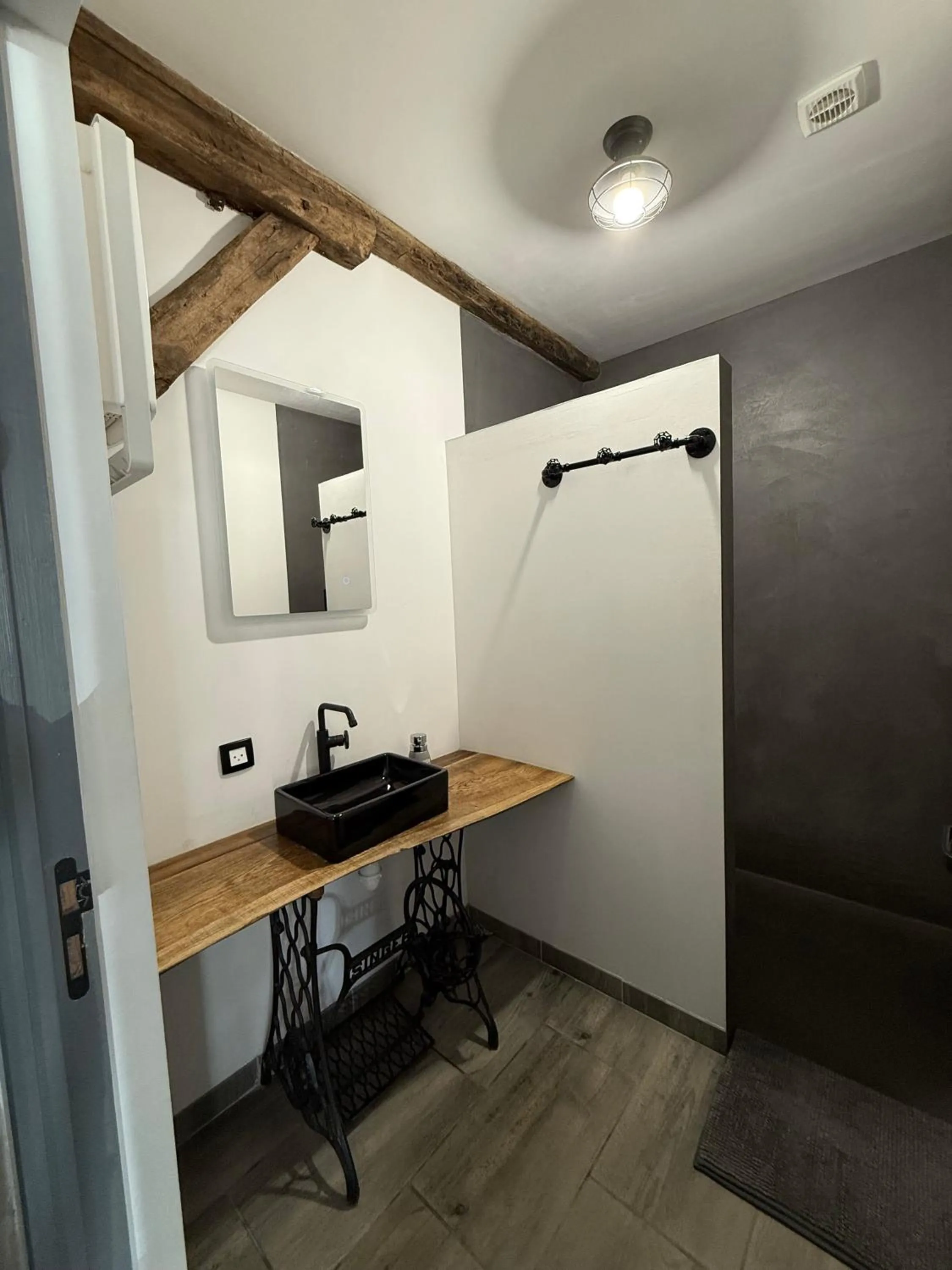 Bathroom in Gites Le Grand Tornage holiday fun for the whole family