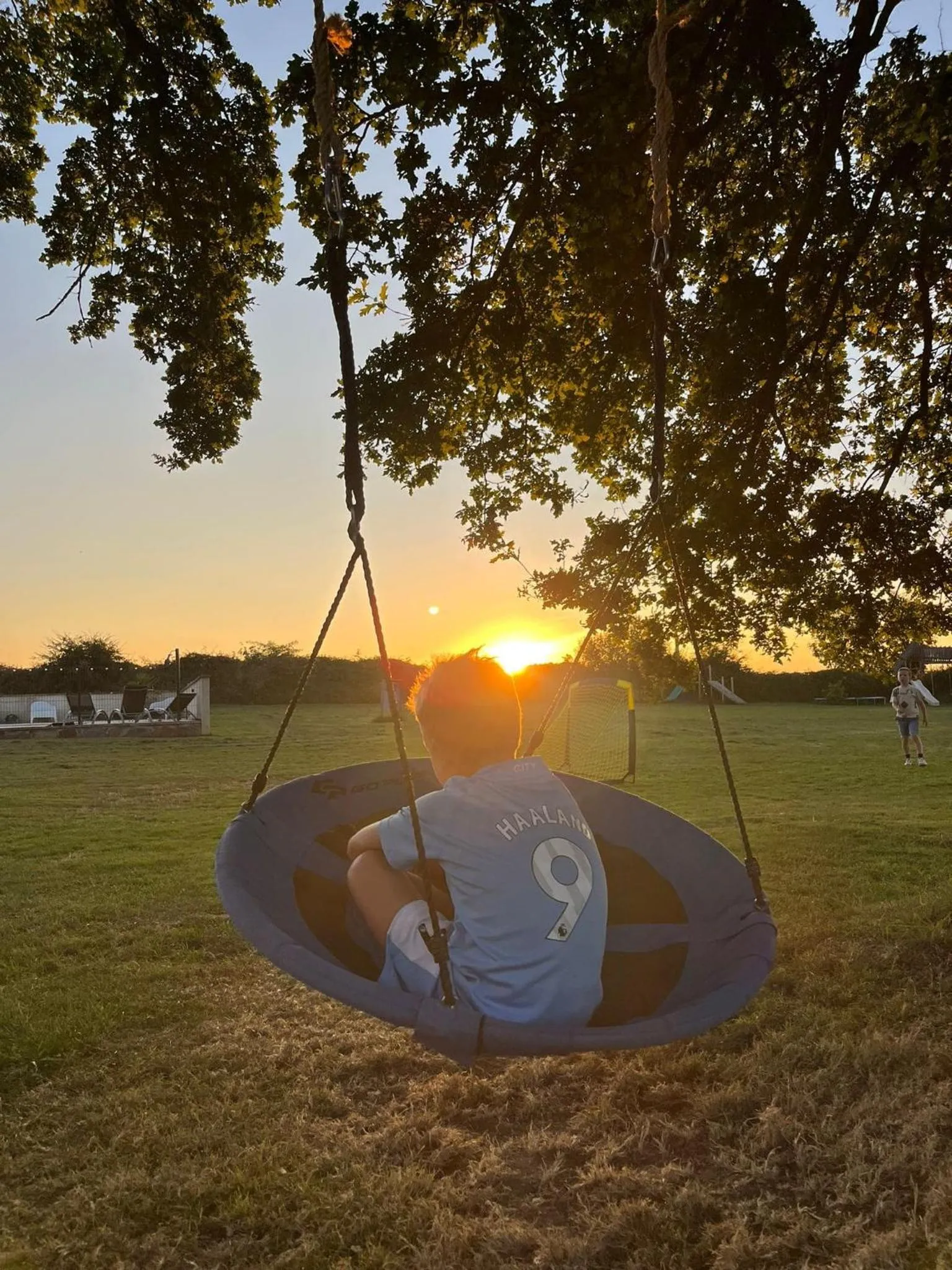 Sunset in Gites Le Grand Tornage holiday fun for the whole family