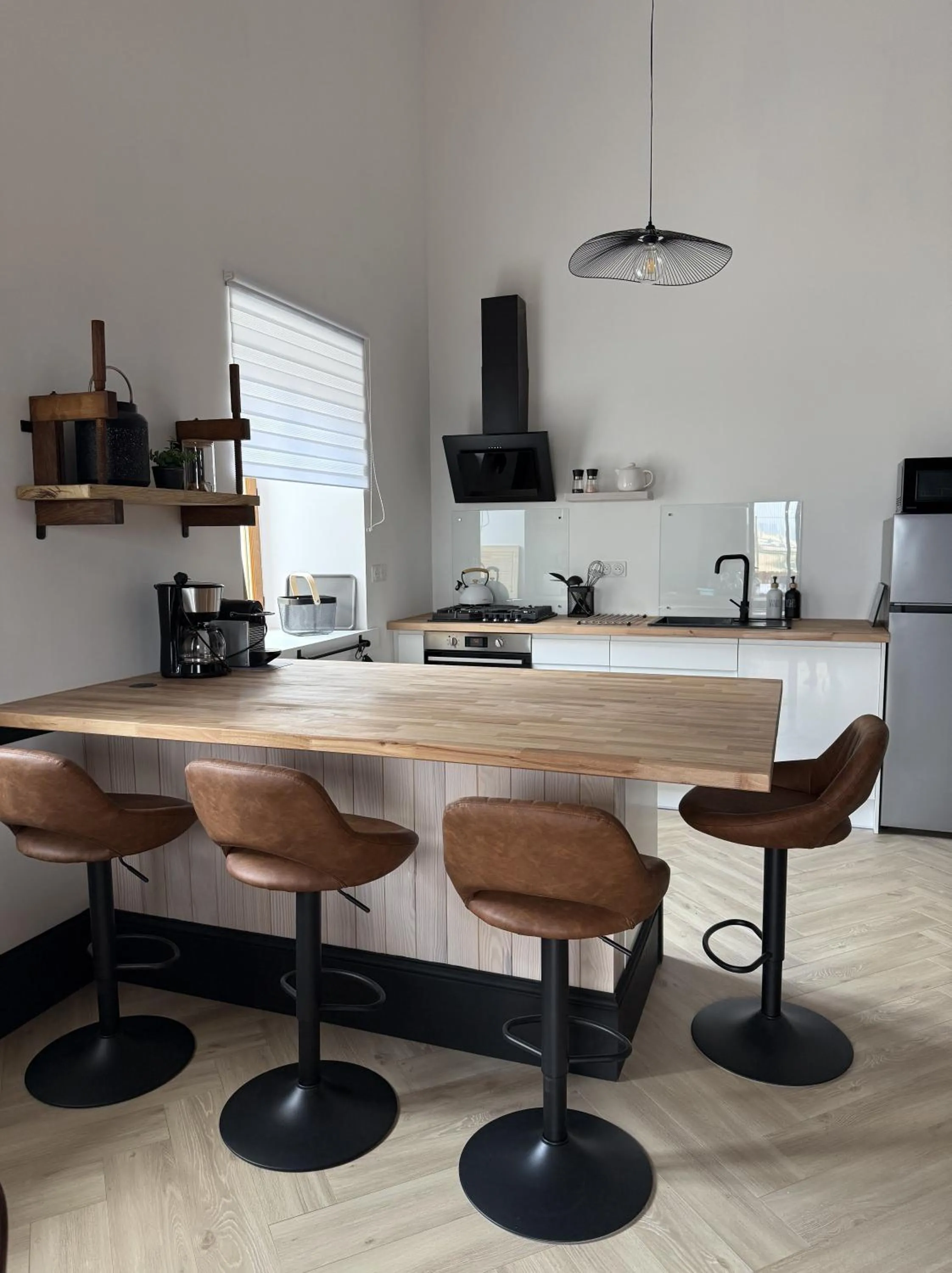kitchen in Gites Le Grand Tornage holiday fun for the whole family