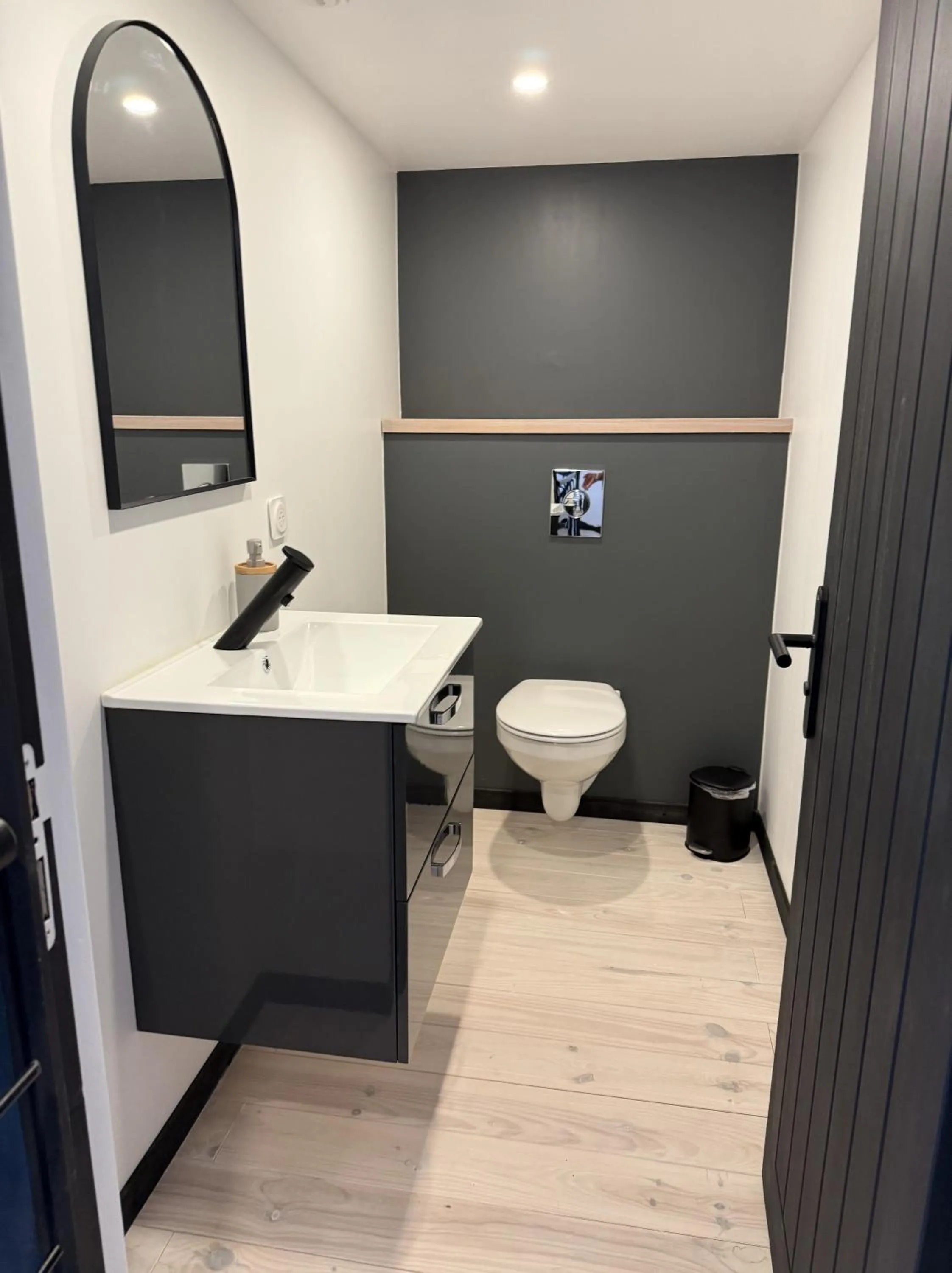 Bathroom in Gites Le Grand Tornage holiday fun for the whole family