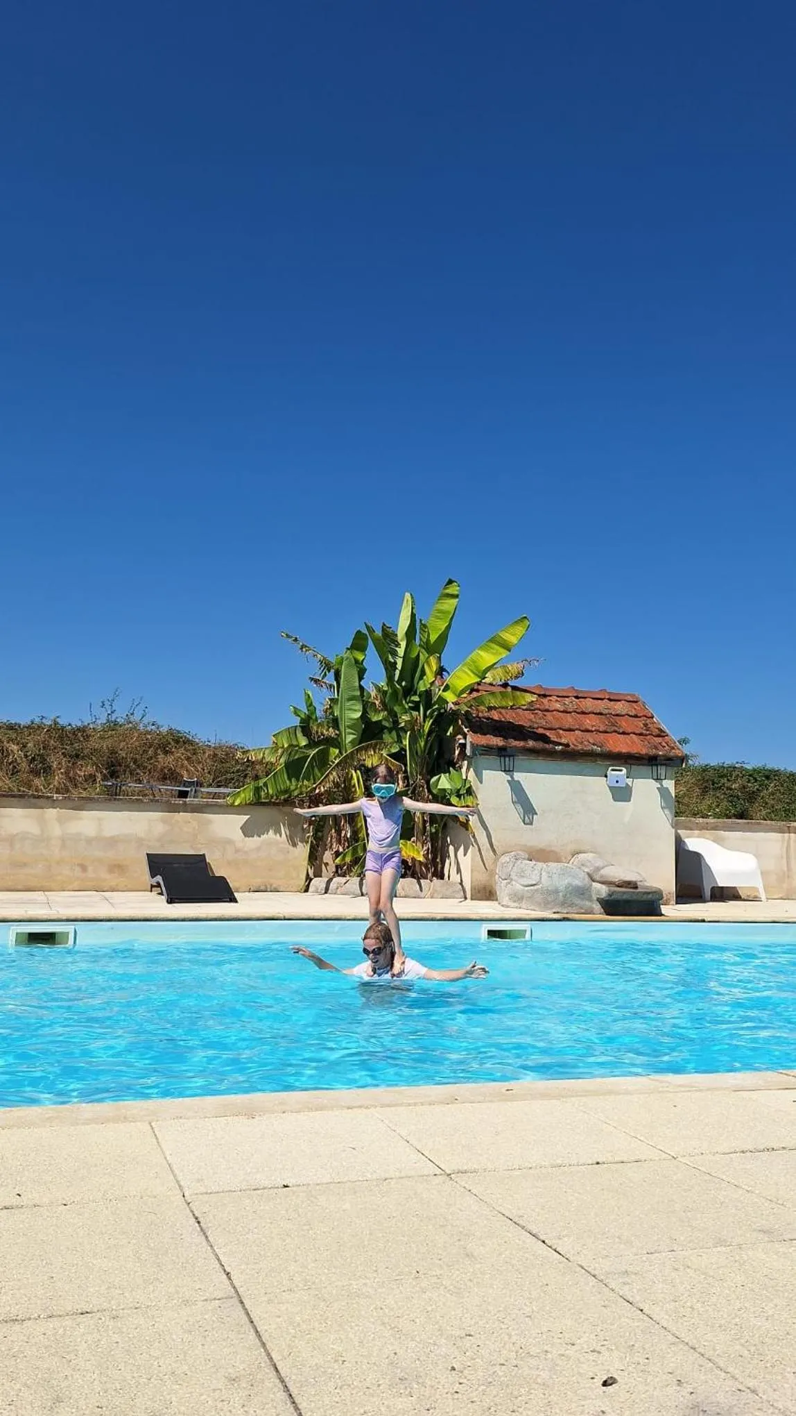 Guests in Gites Le Grand Tornage holiday fun for the whole family