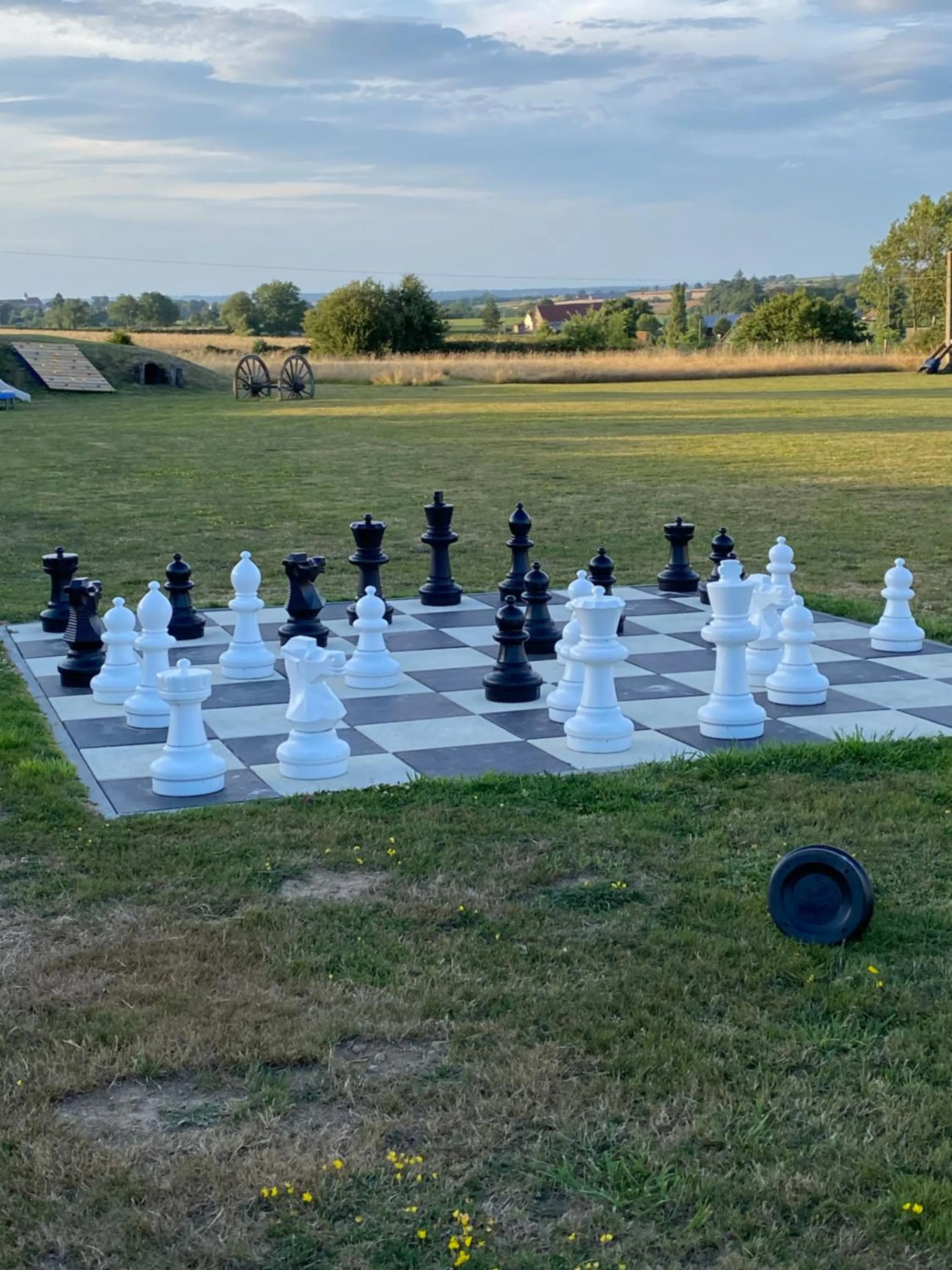 Garden in Gites Le Grand Tornage holiday fun for the whole family